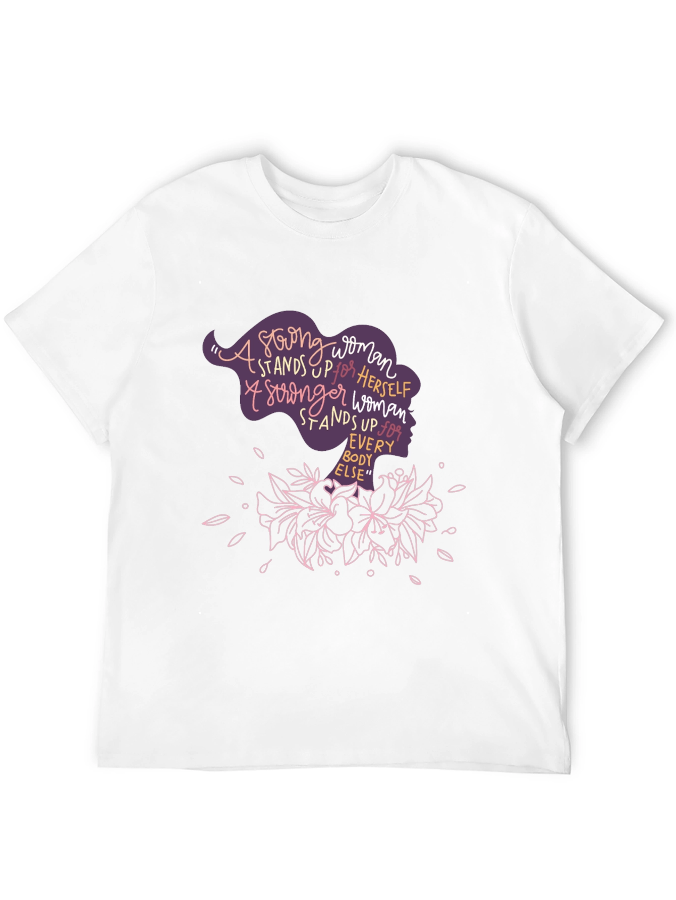 Strong Woman Graphic Tee - Empowering Womens T-Shirt