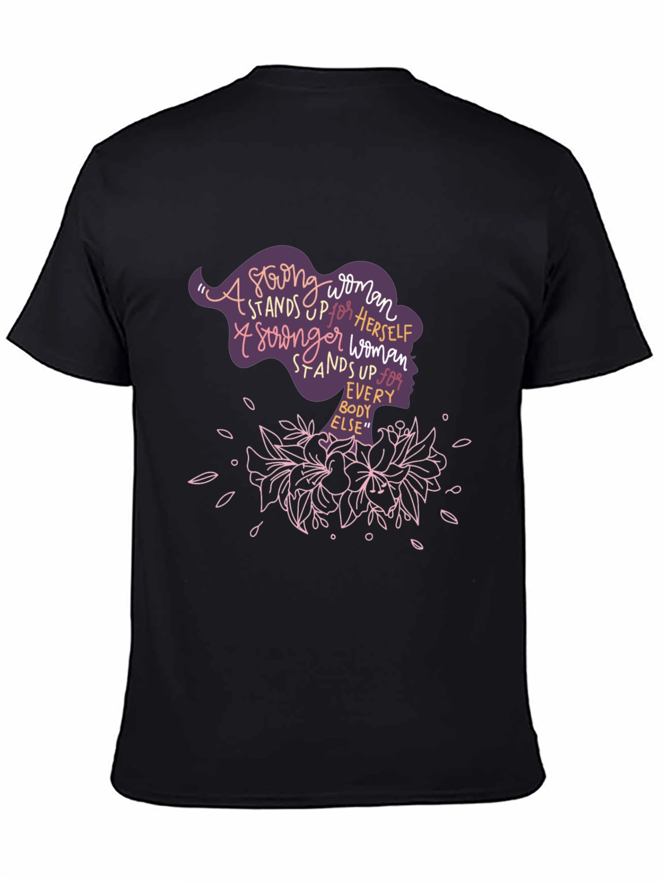 Strong Woman Graphic Tee - Empowering Womens T-Shirt