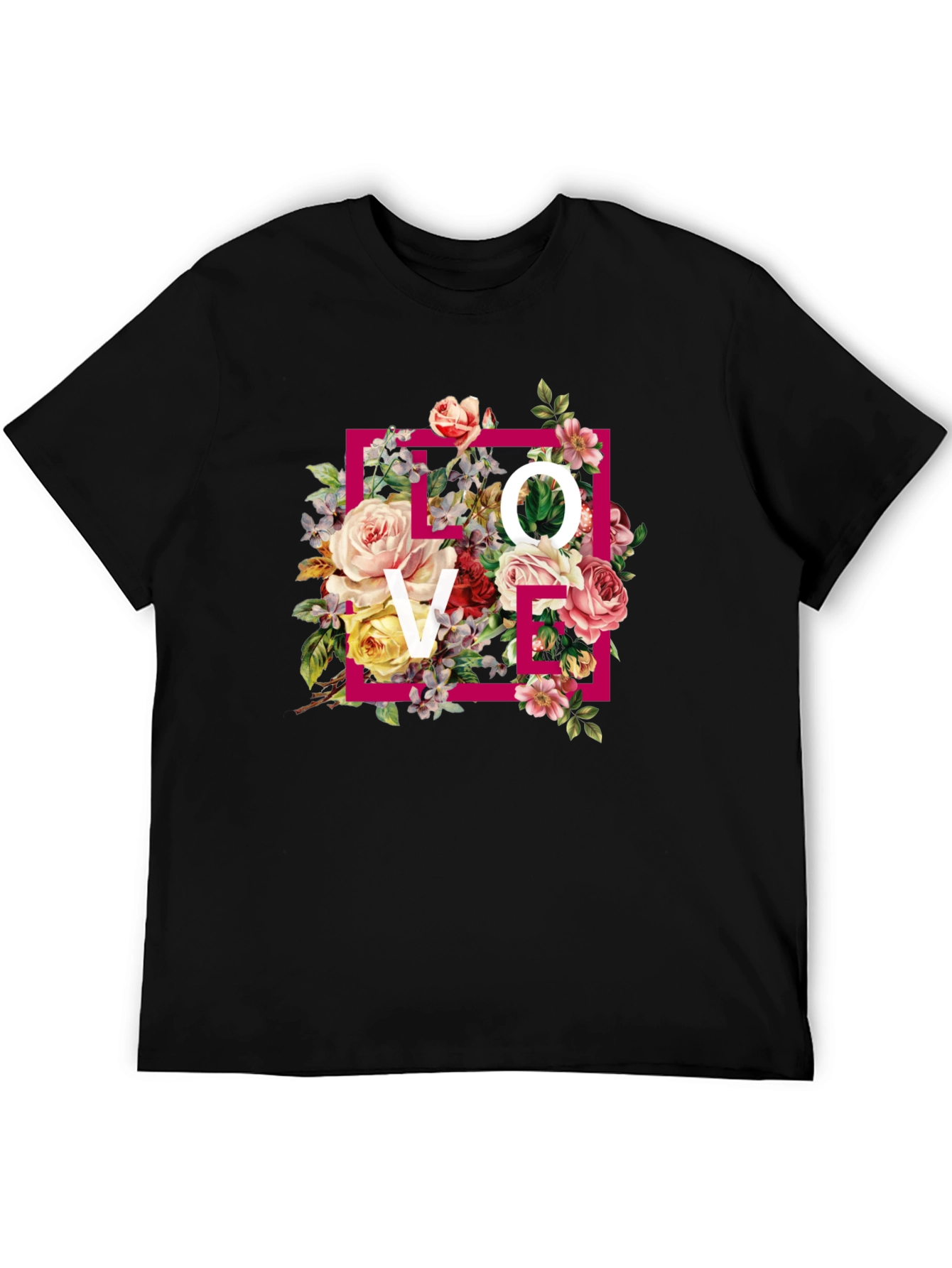 Floral Love Graphic T-Shirt - Stylish & Trendy