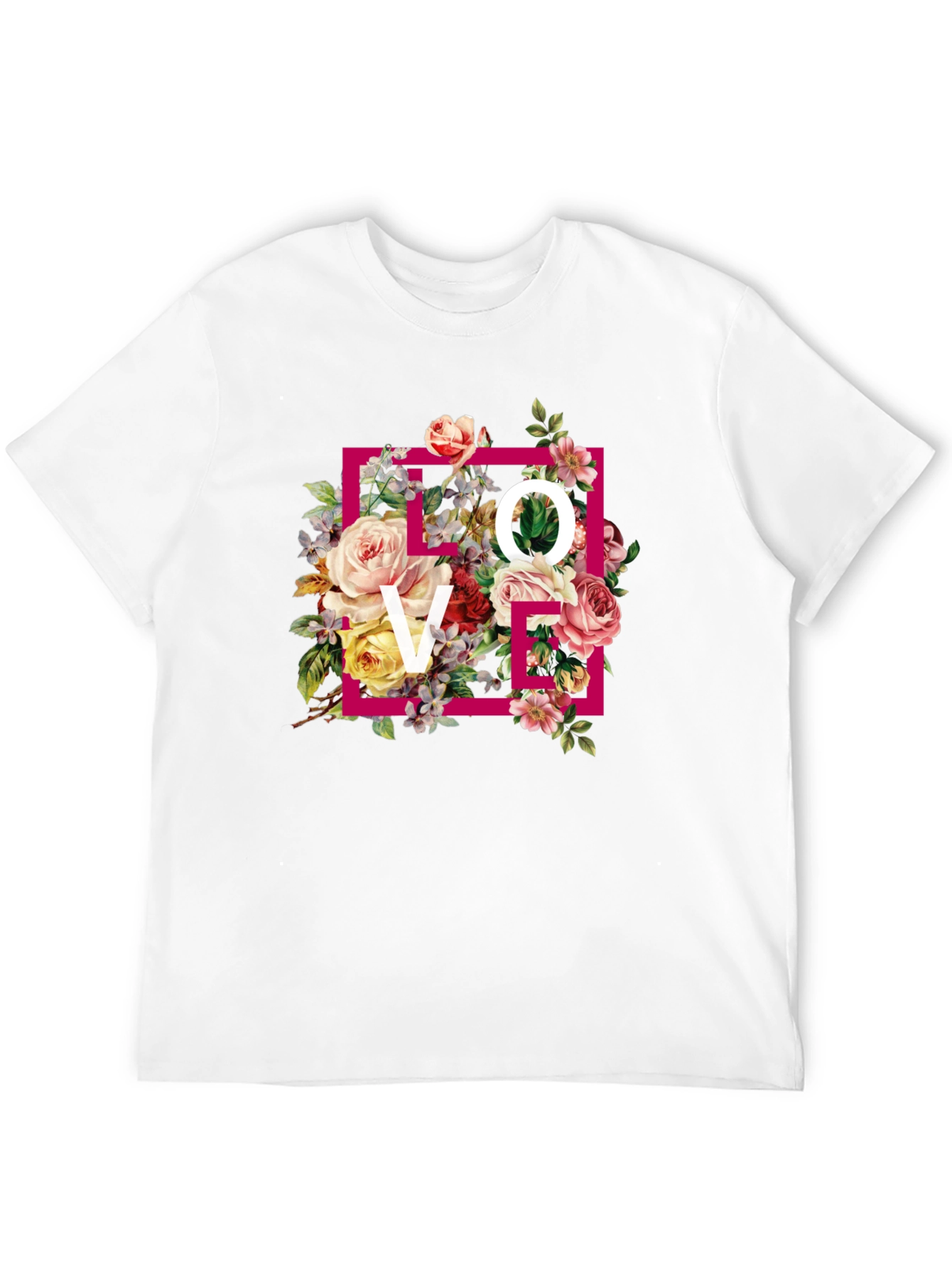 Floral Love Graphic T-Shirt - Stylish & Trendy