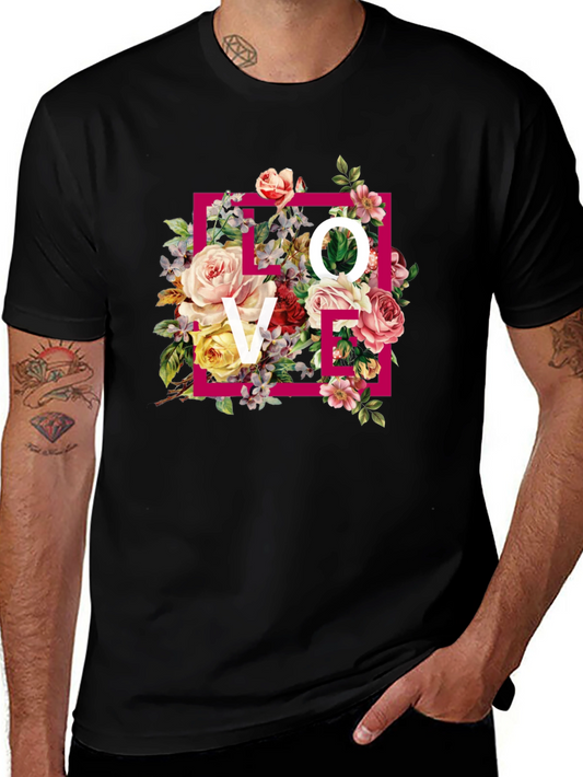 Floral Love Graphic T-Shirt - Stylish & Trendy