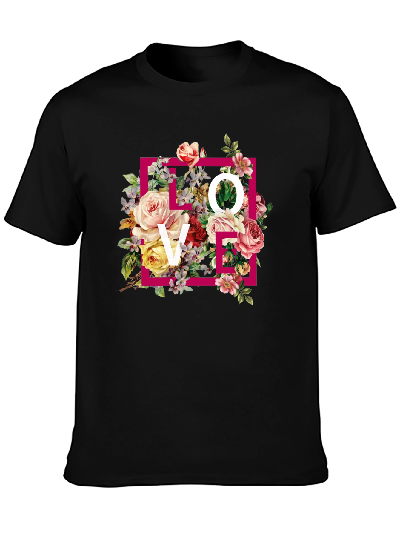 Floral Love Graphic T-Shirt - Stylish & Trendy