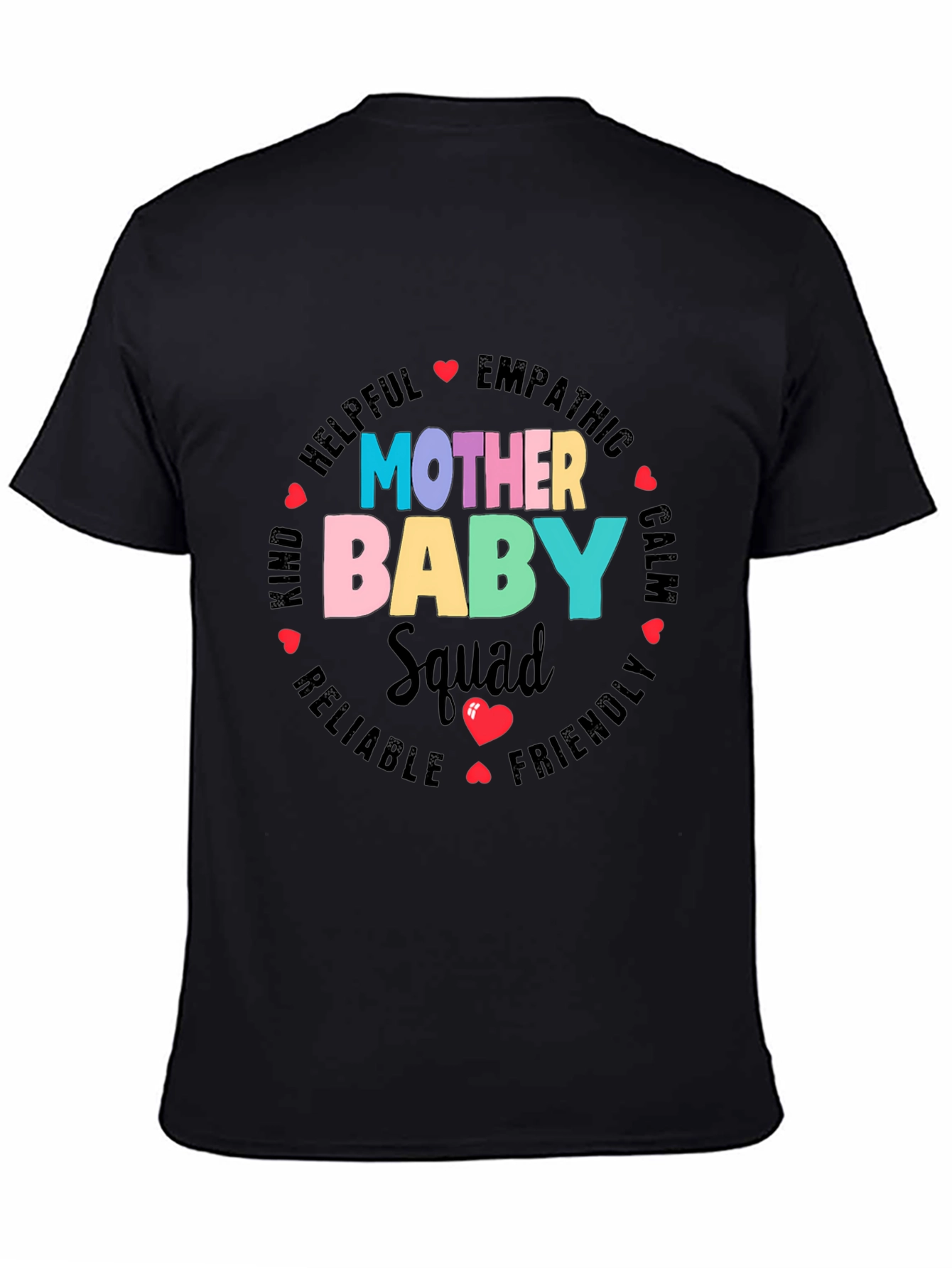 Mother Baby Squad Graphic Tee - Soft Cotton Blend