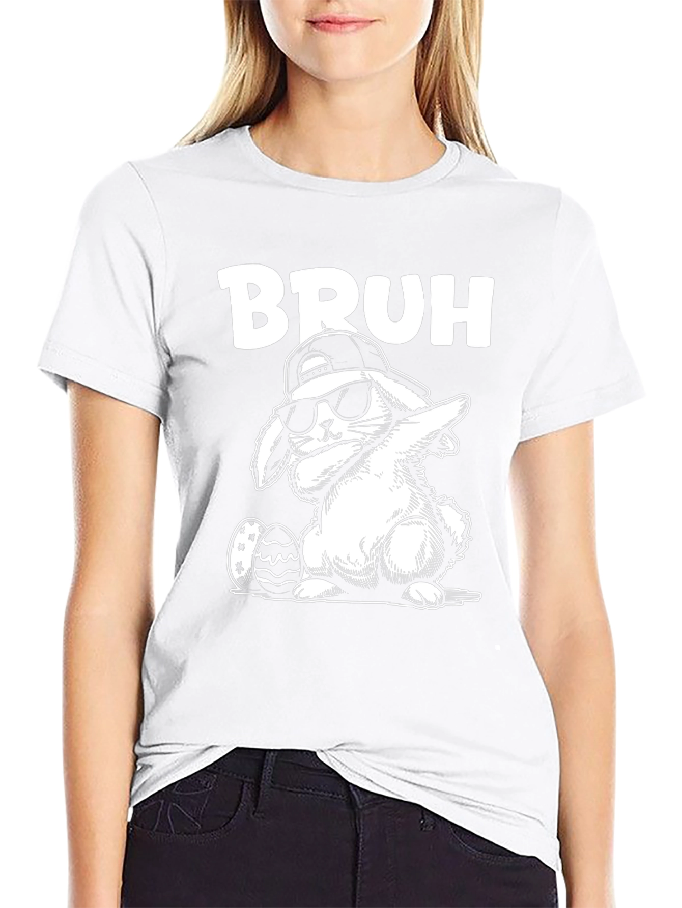 Bruh Easter Bunny Dab T-Shirt