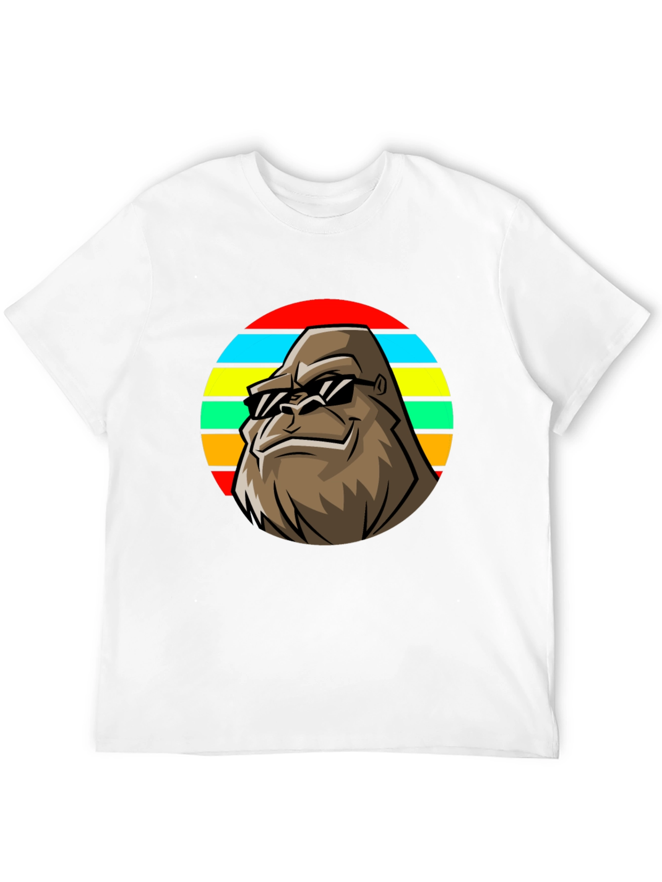 Retro Bigfoot T-Shirt - Cool Sasquatch Sunglasses Tee