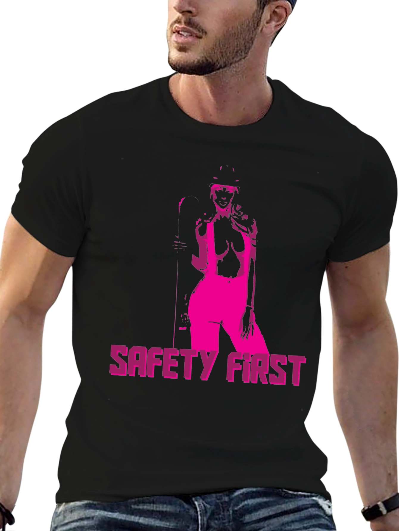 Safety First Graphic Tee - Risque Humor