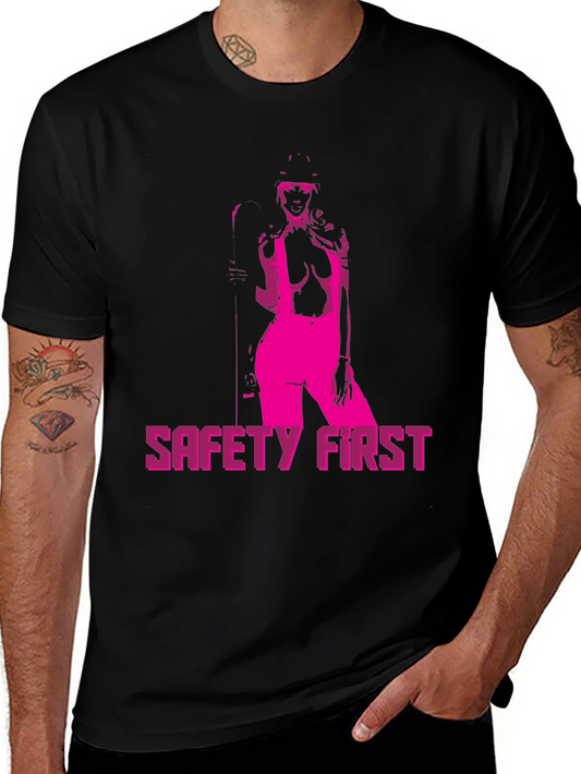 Safety First Graphic Tee - Risque Humor