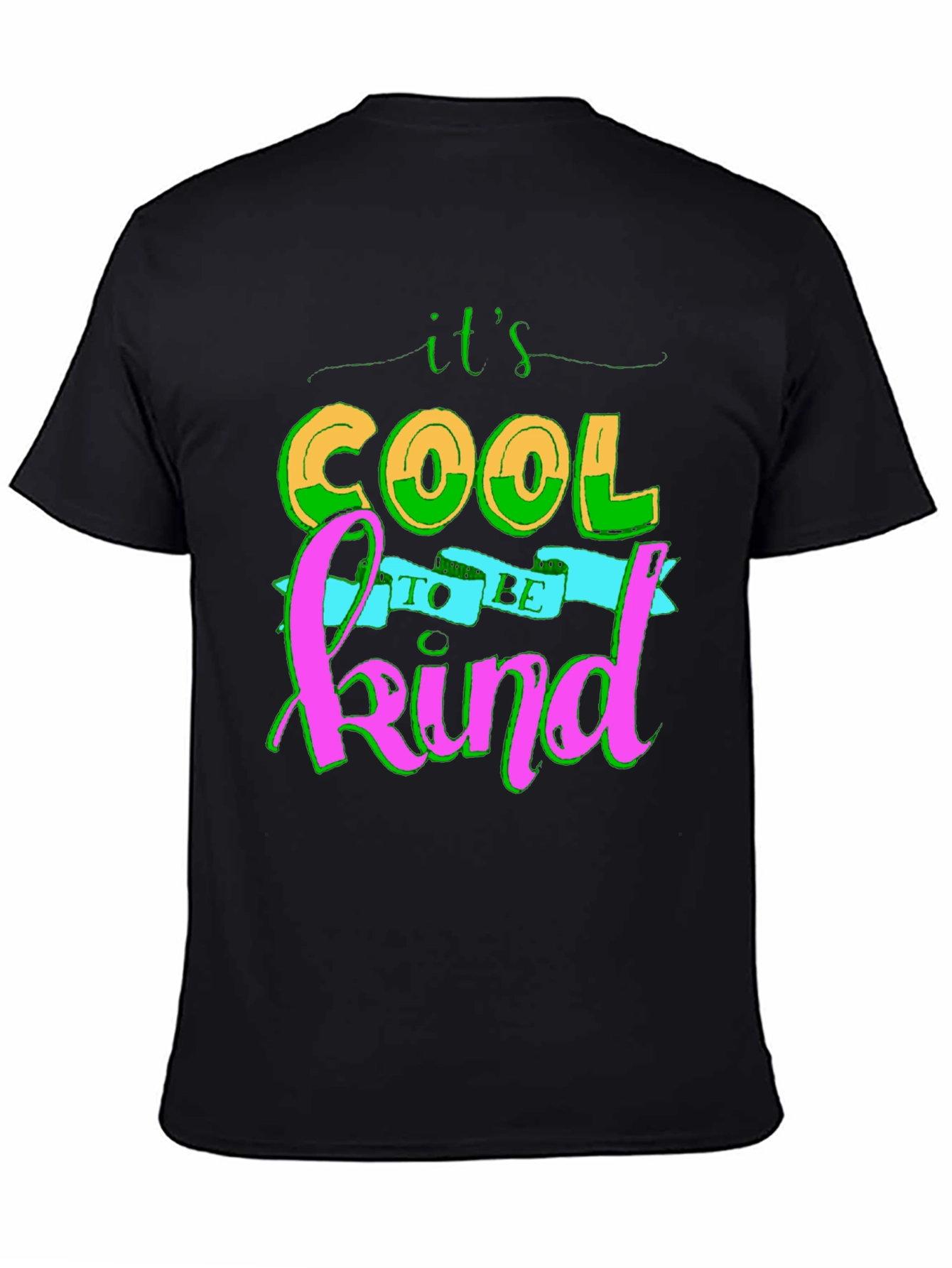 Its Cool to be Kind Black Tee