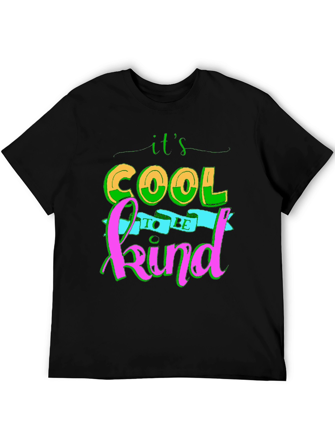 Its Cool to be Kind Black Tee