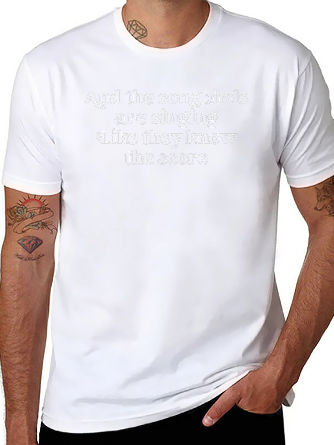 Songbird Lyric Black T-Shirt