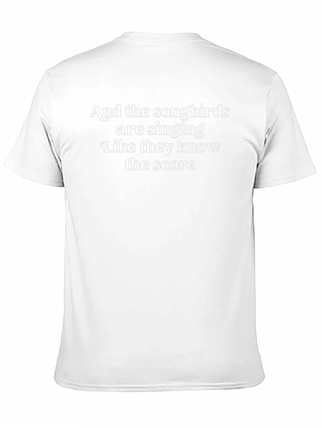 Songbird Lyric Black T-Shirt