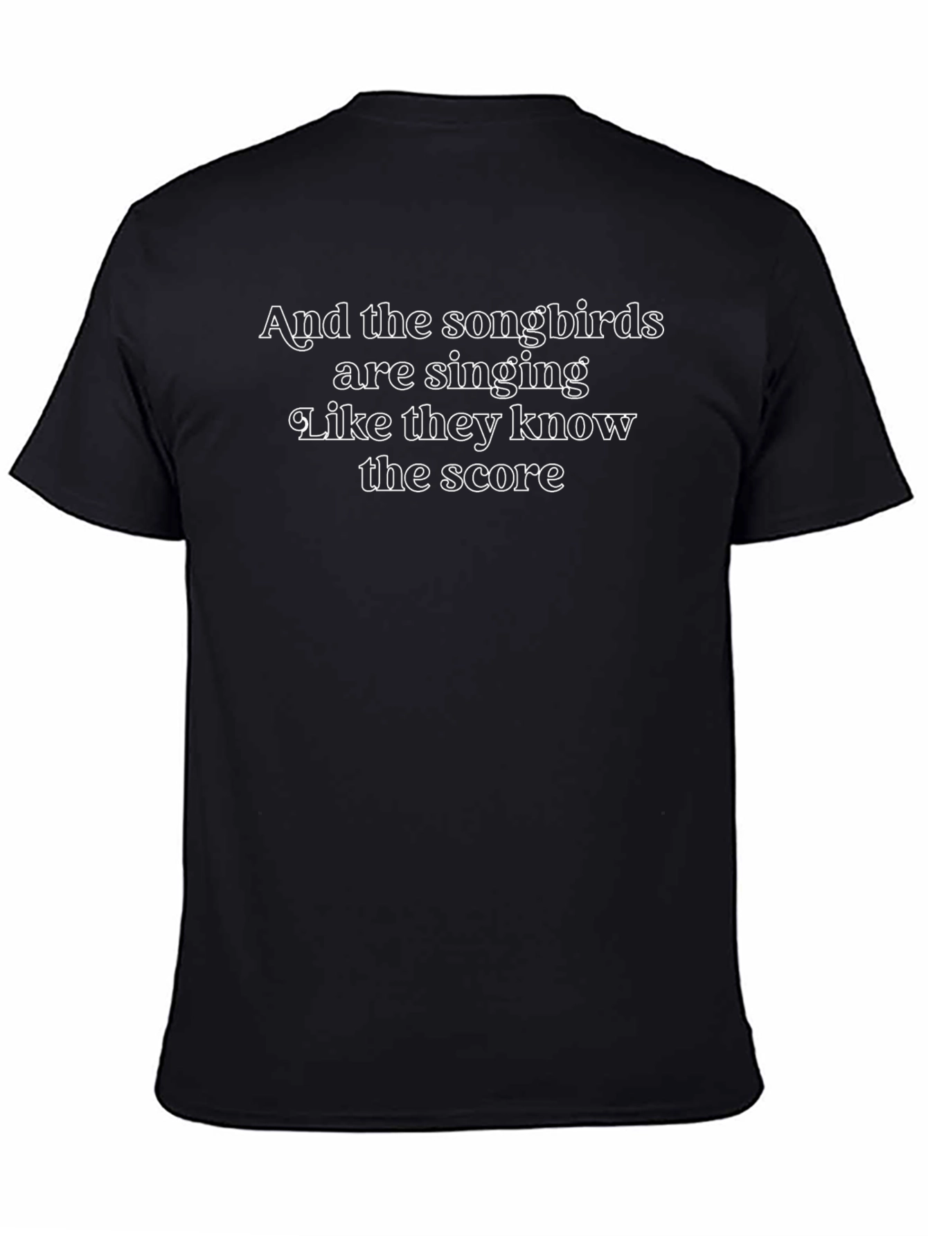 Songbird Lyric Black T-Shirt