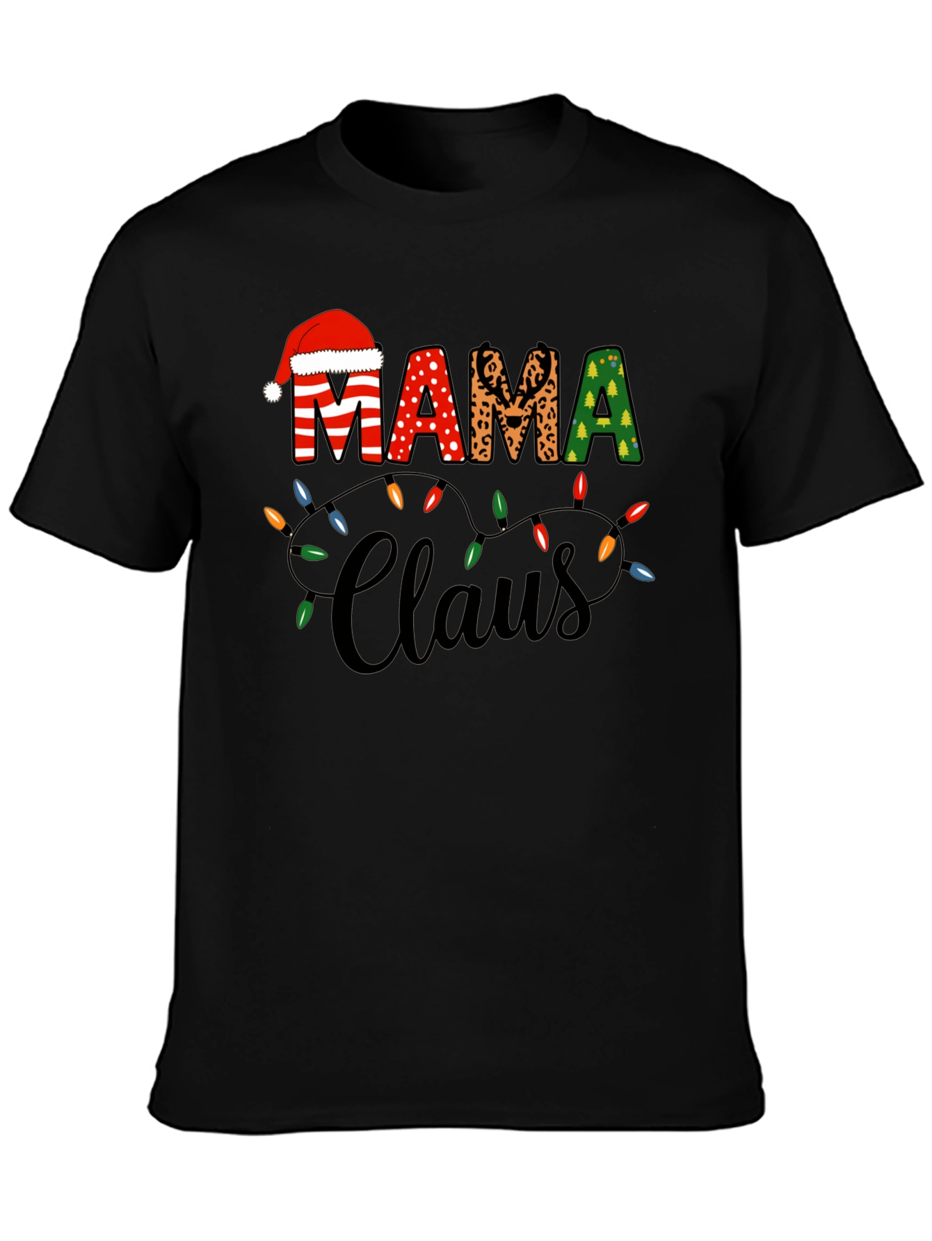 Mama Claus Christmas T-Shirt - Holiday Festive Tee