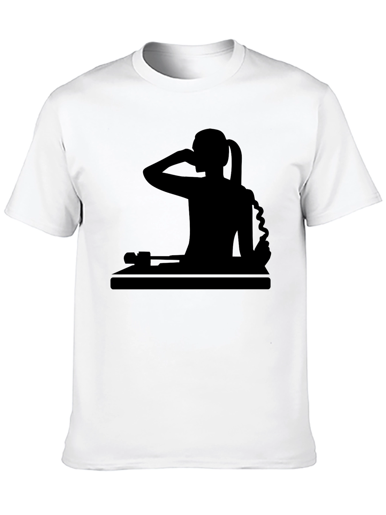 DJ Silhouette Black T-Shirt