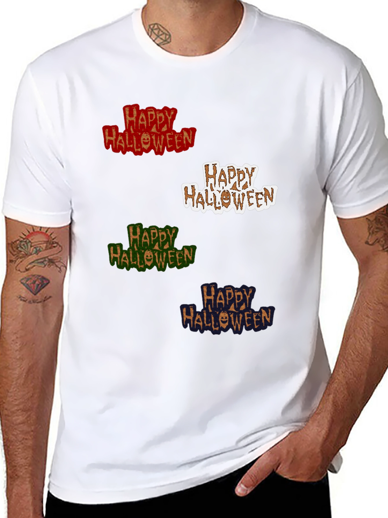 Happy Halloween T-Shirt - Festive & Fun!