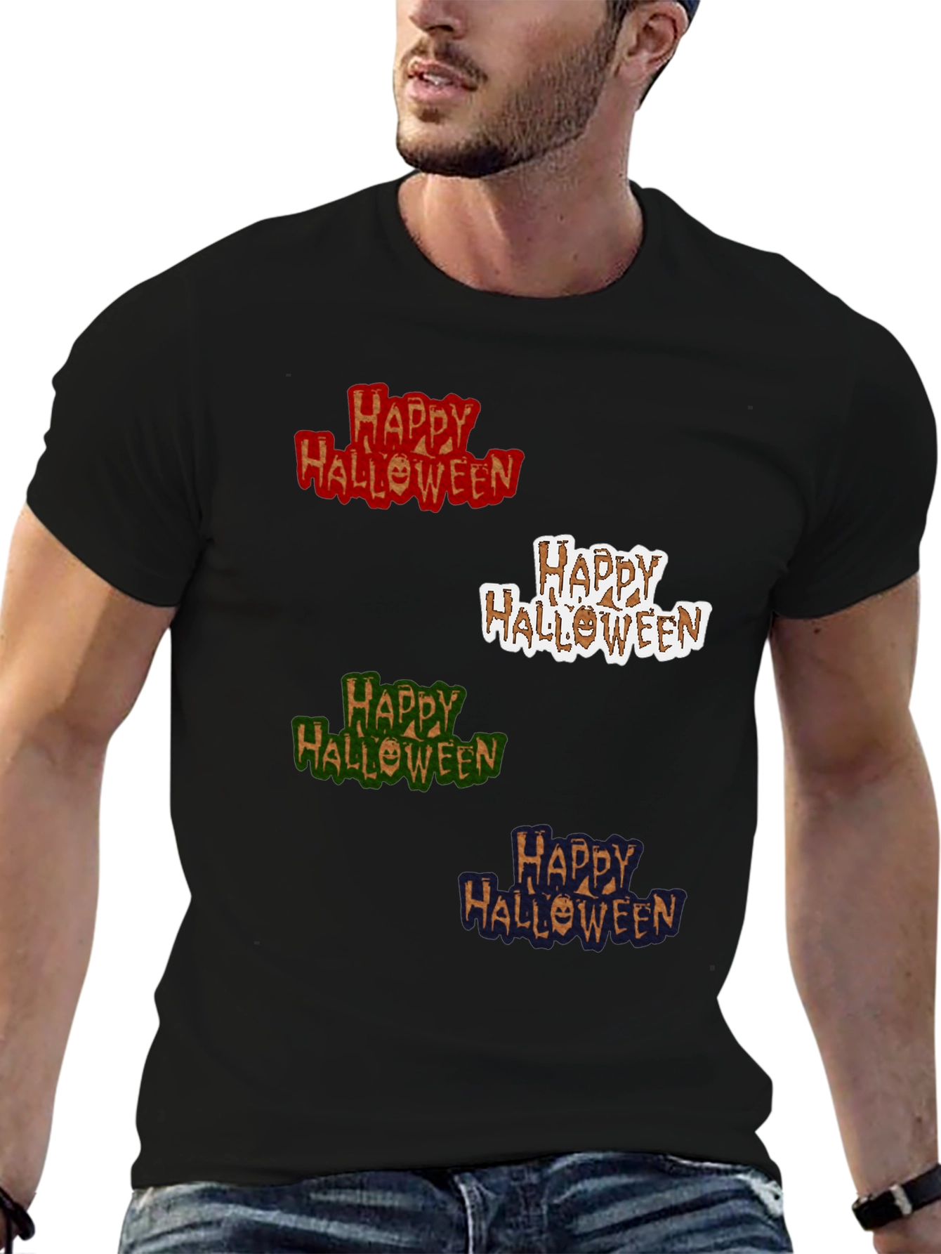 Happy Halloween T-Shirt - Festive & Fun!