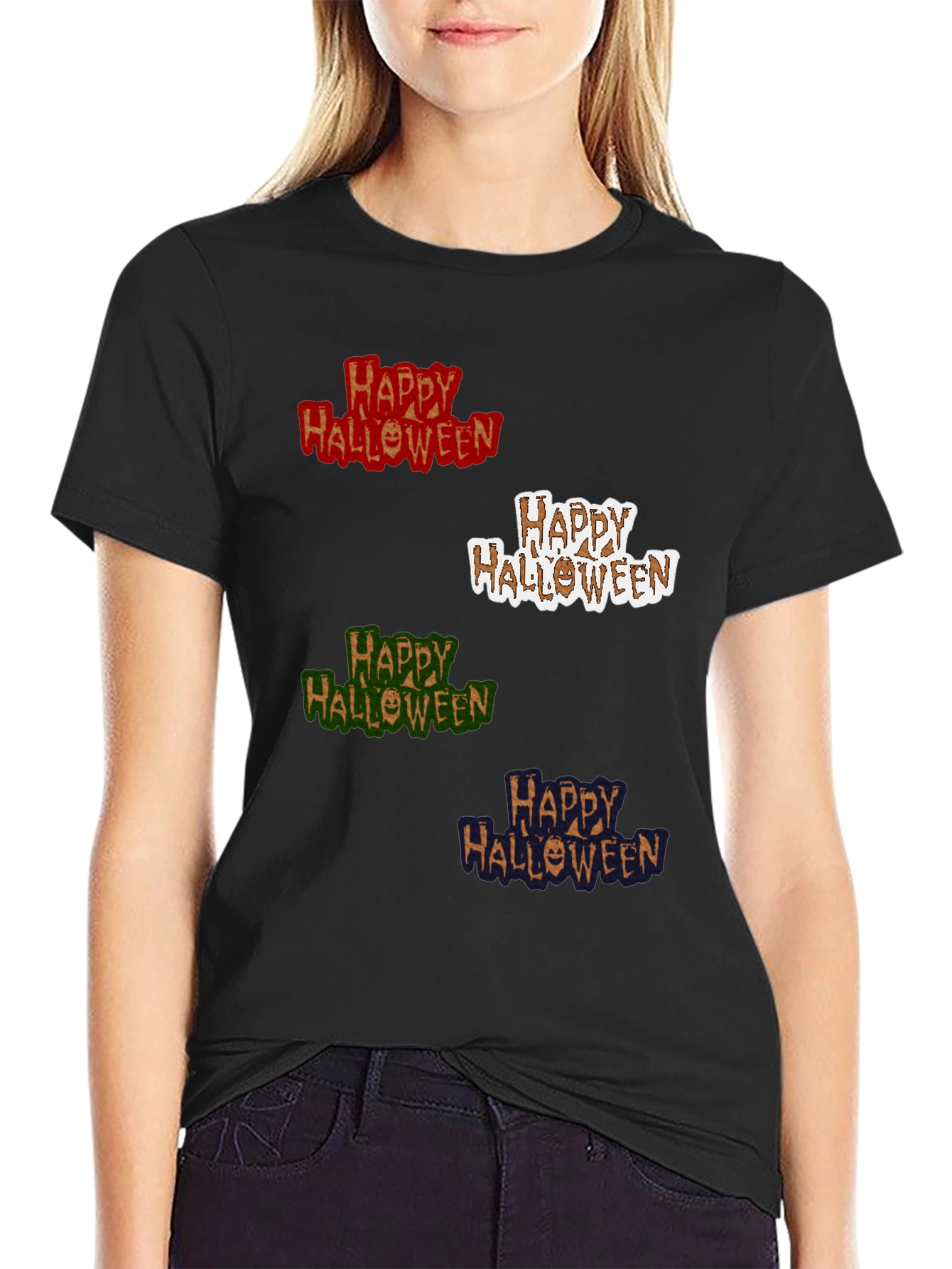 Happy Halloween T-Shirt - Festive & Fun!