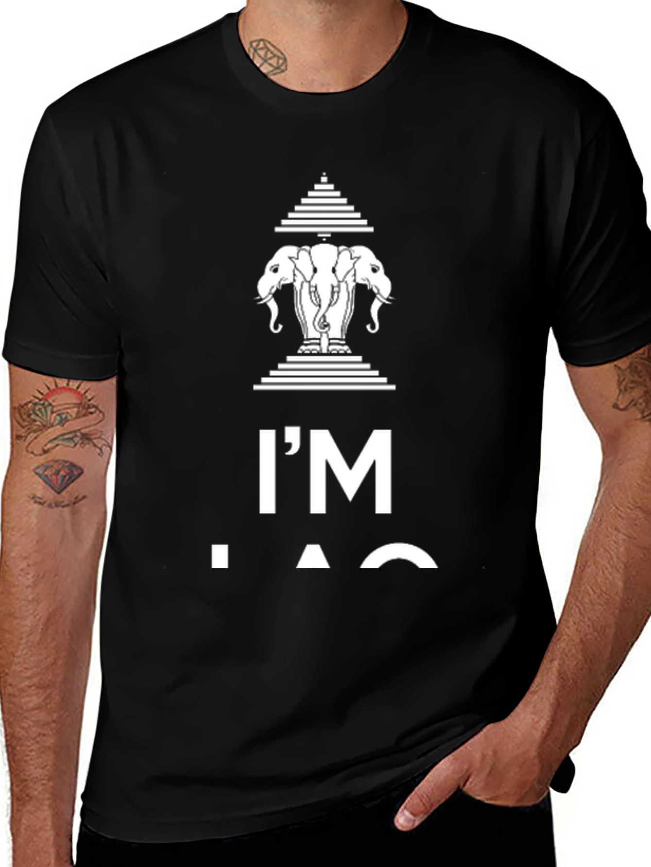 Im Lao Black T-Shirt
