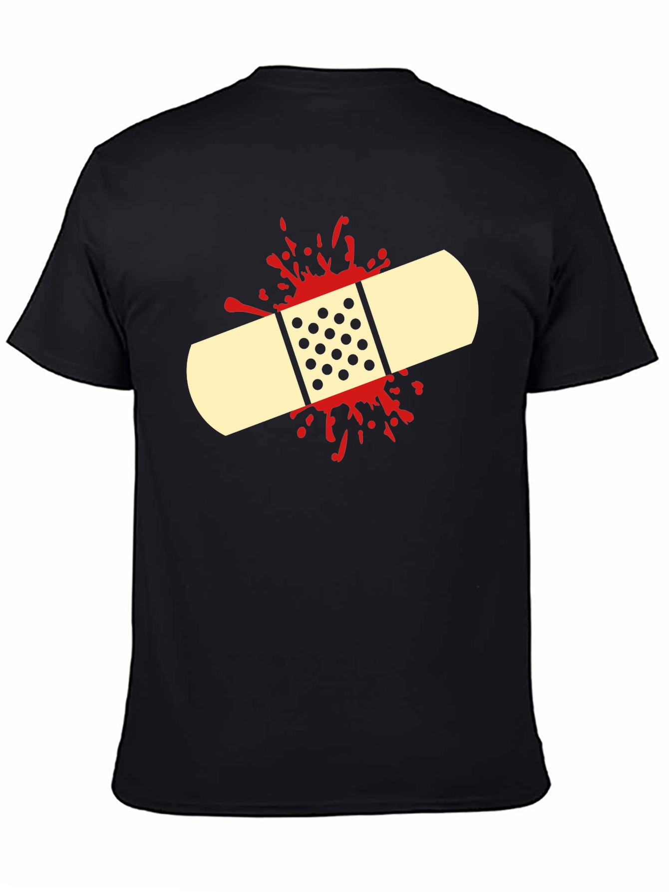 Bandage Graphic Tee - Humor First Aid Shirt