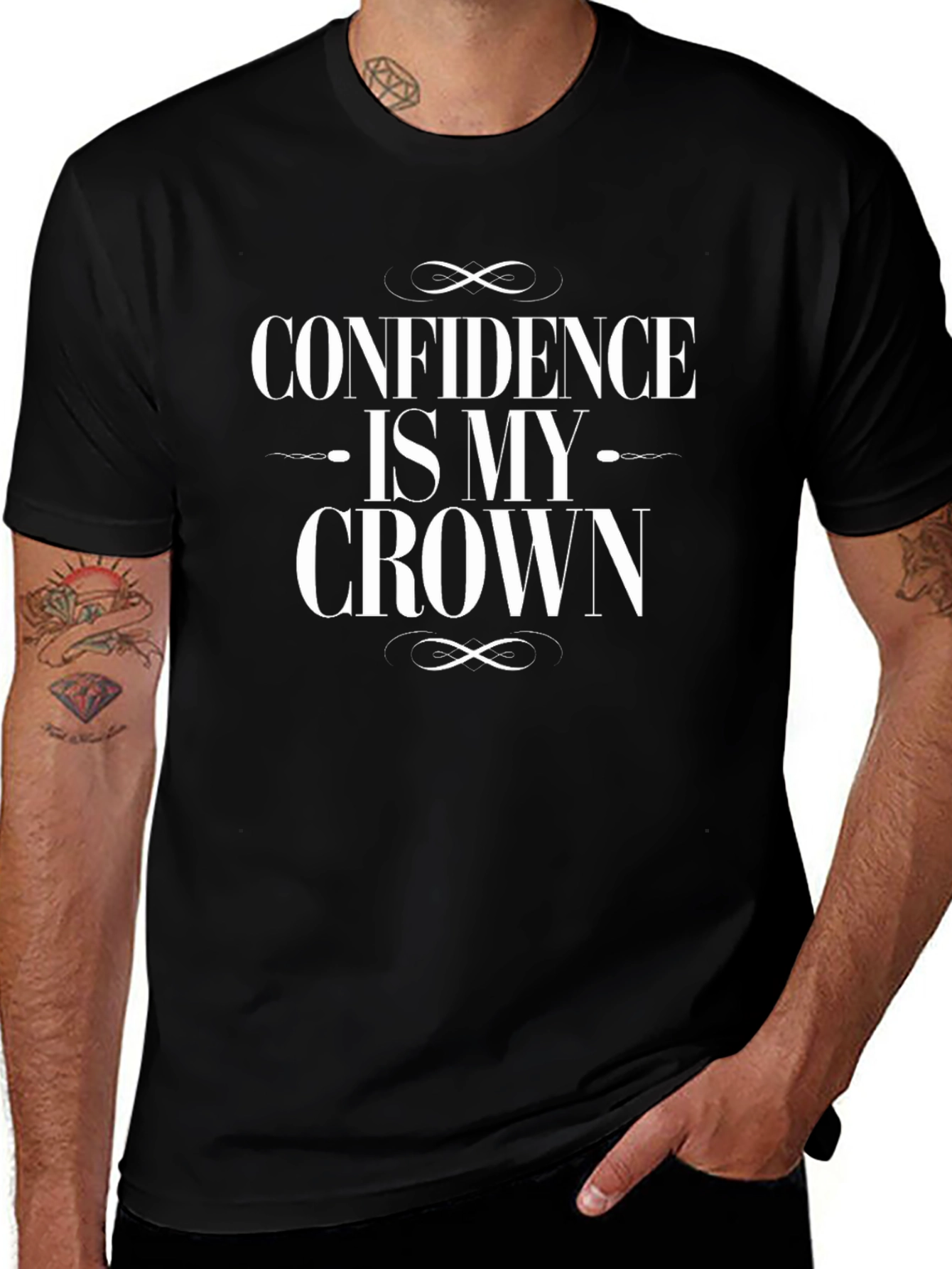 Confidence Is My Crown Graphic T-Shirt