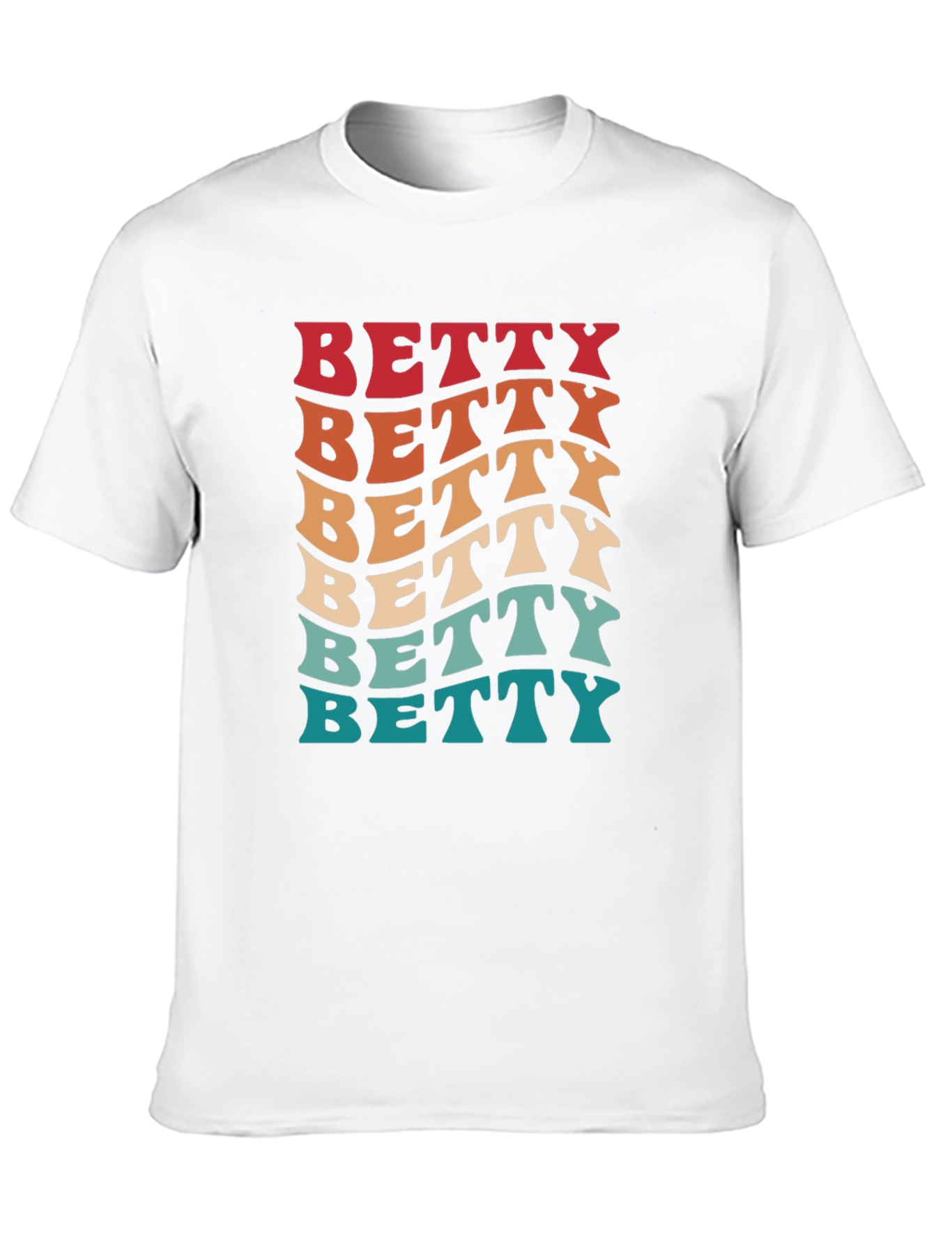Retro Betty T-Shirt - Groovy Name Tee