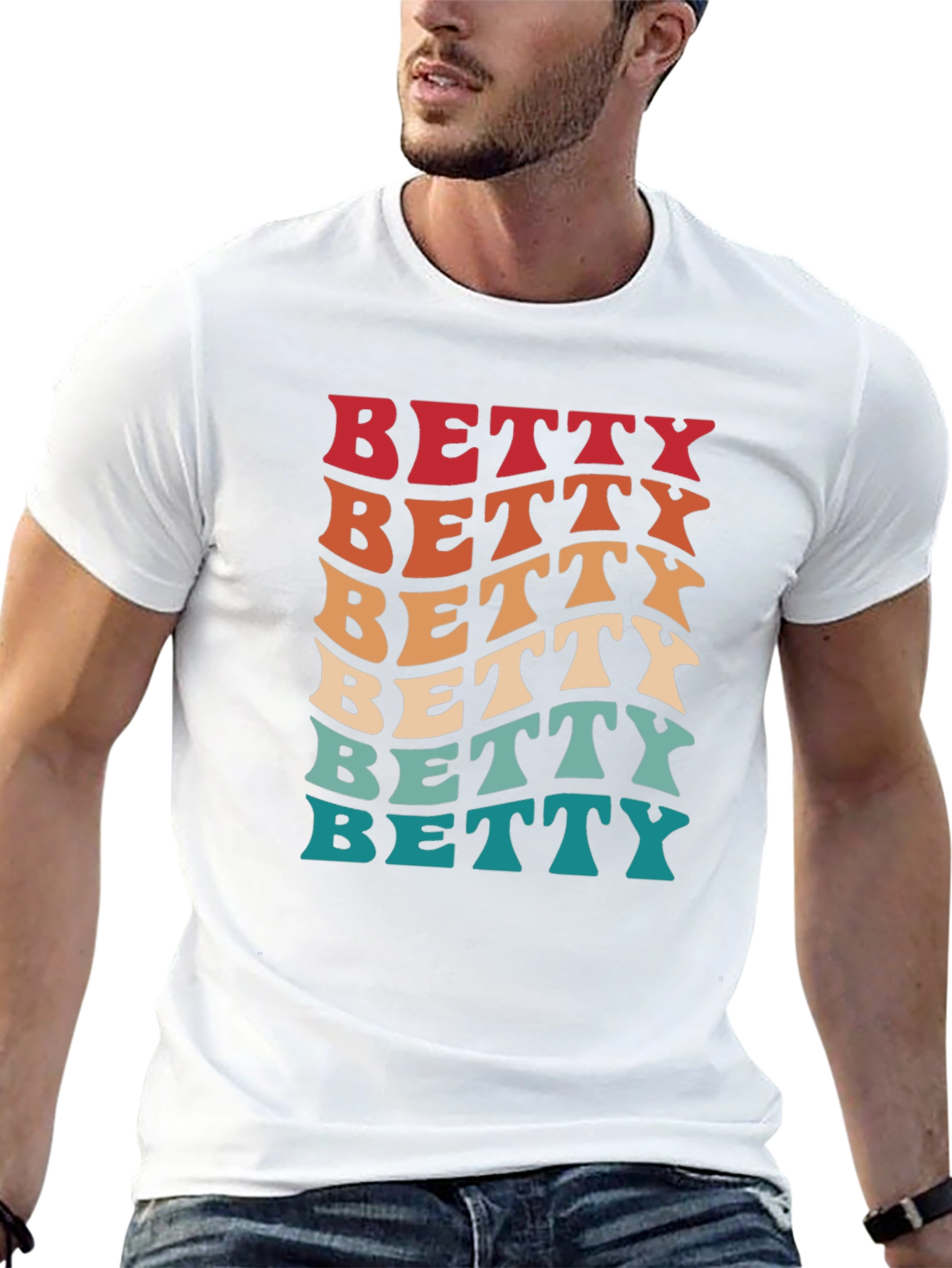 Retro Betty T-Shirt - Groovy Name Tee