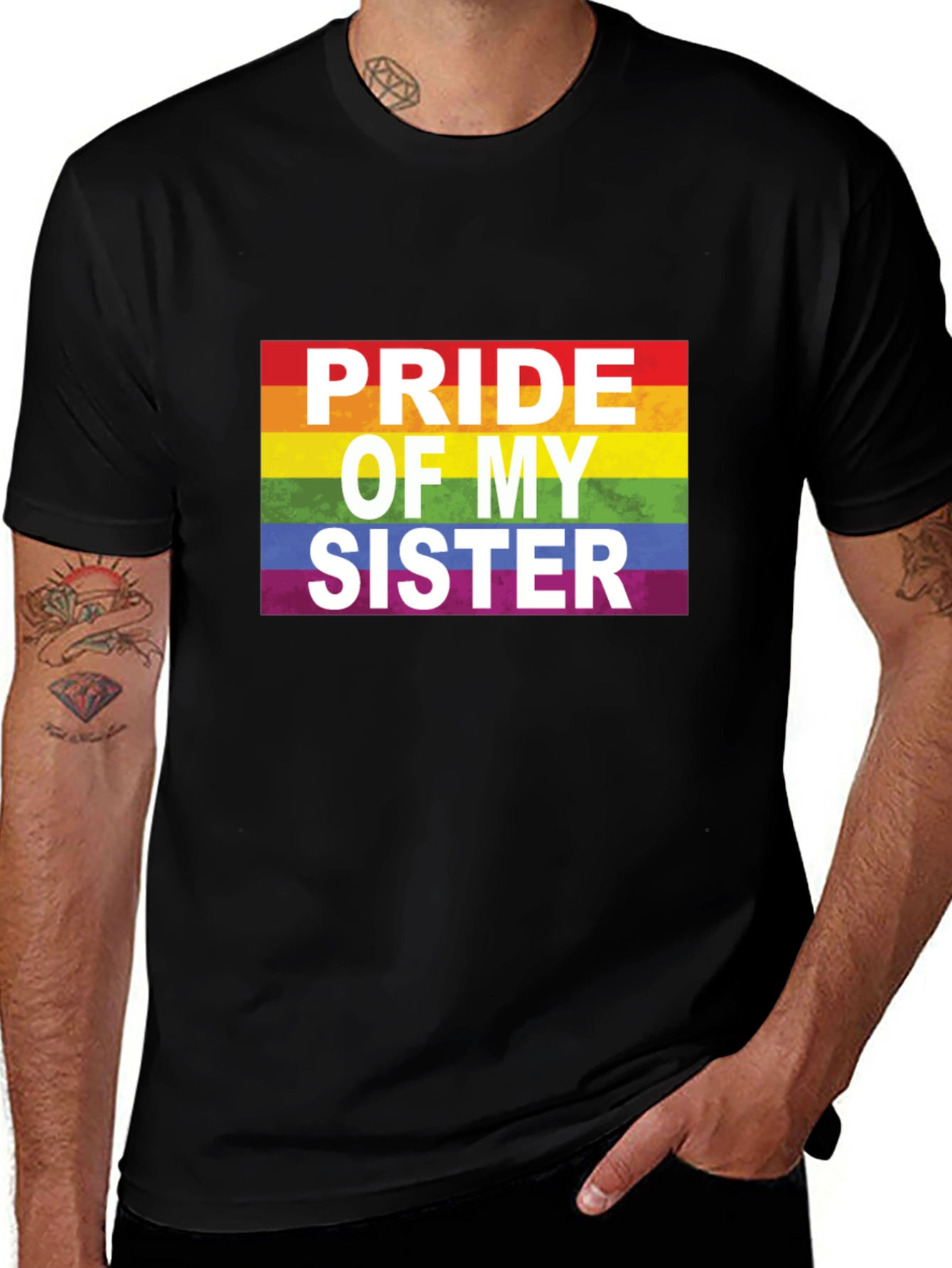 Pride of My Sister Rainbow T-Shirt