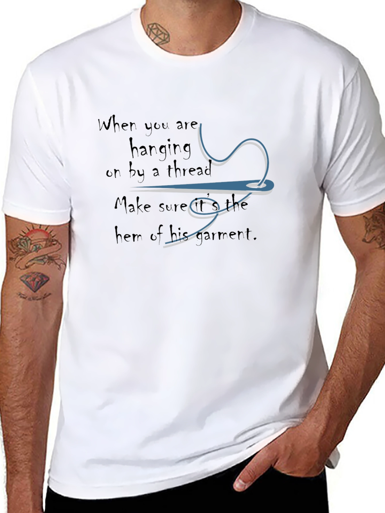 Hanging by a Thread Graphic T-Shirt