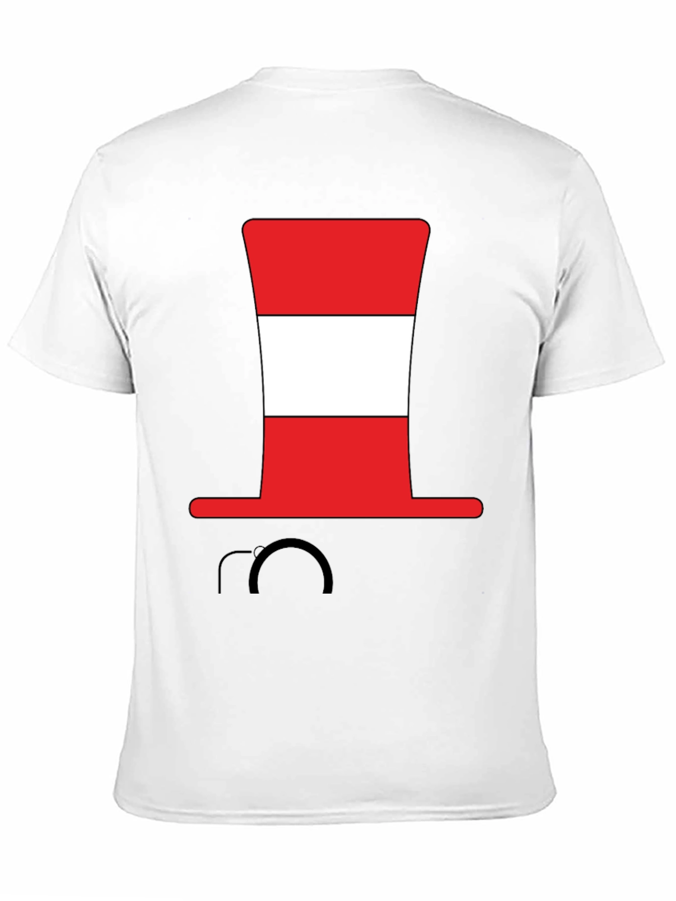 Striped Hat Graphic Tee