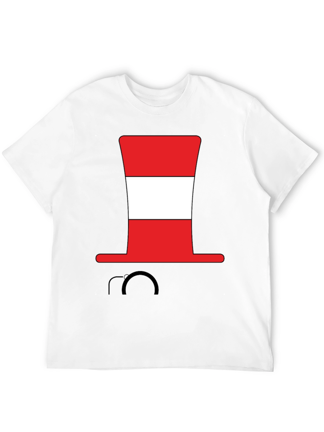 Striped Hat Graphic Tee