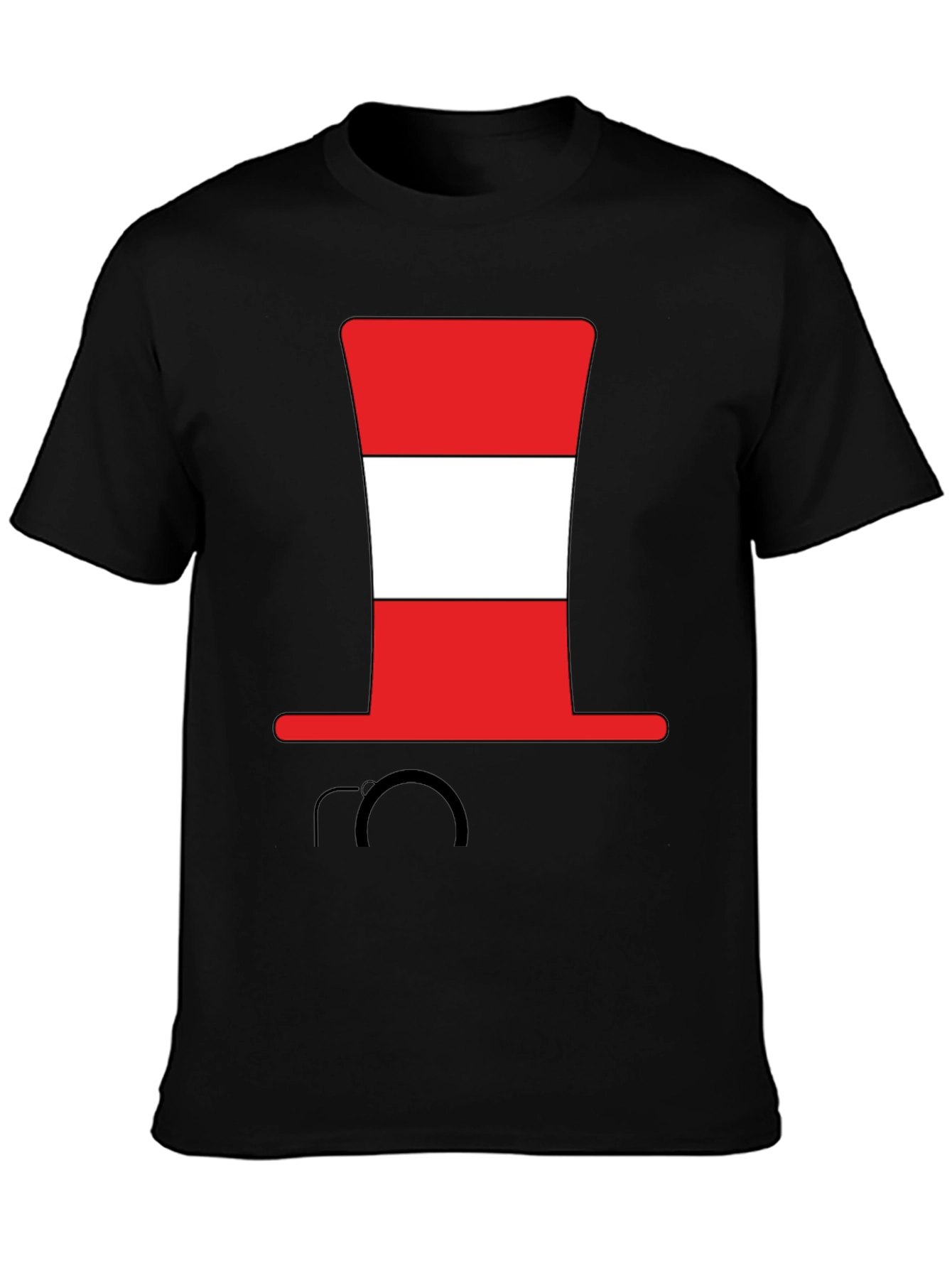 Striped Hat Graphic Tee