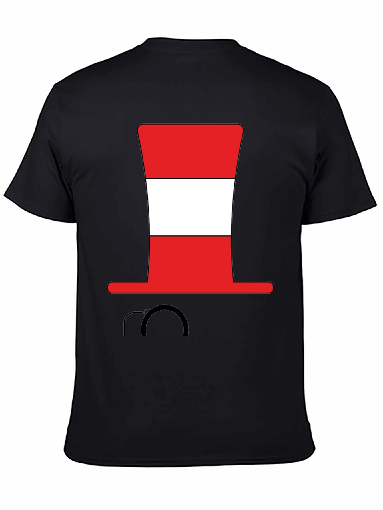 Striped Hat Graphic Tee
