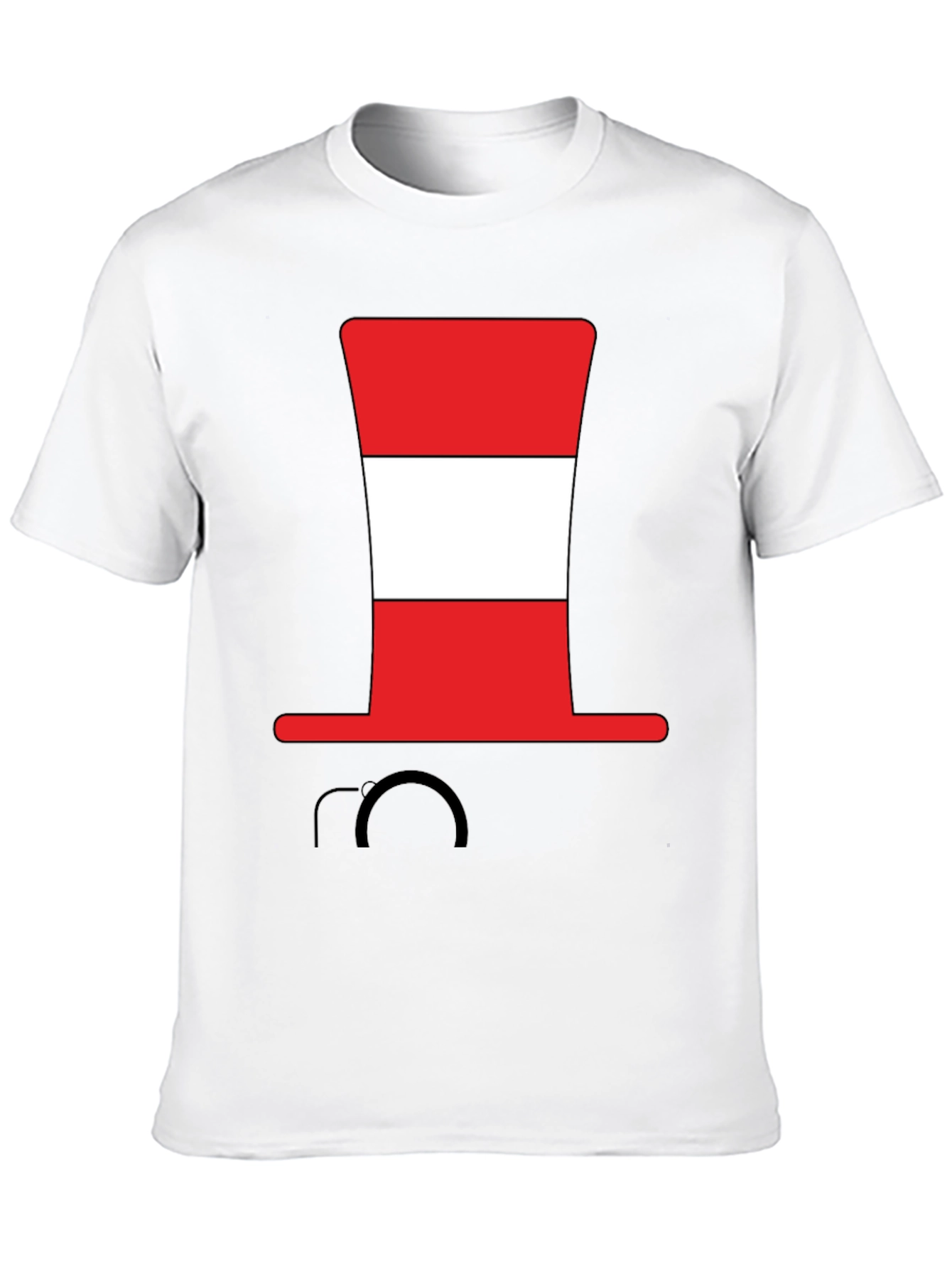 Striped Hat Graphic Tee