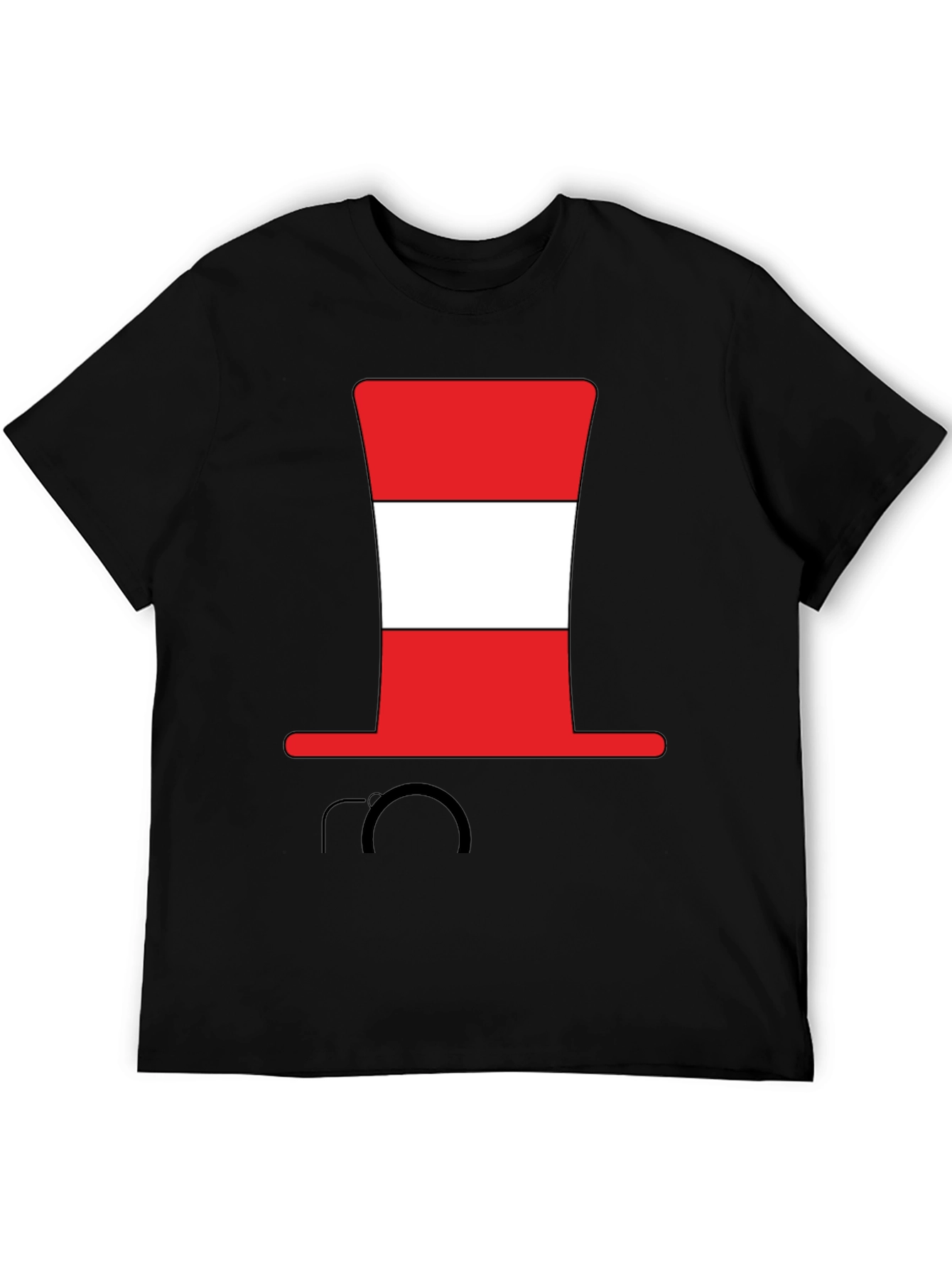 Striped Hat Graphic Tee