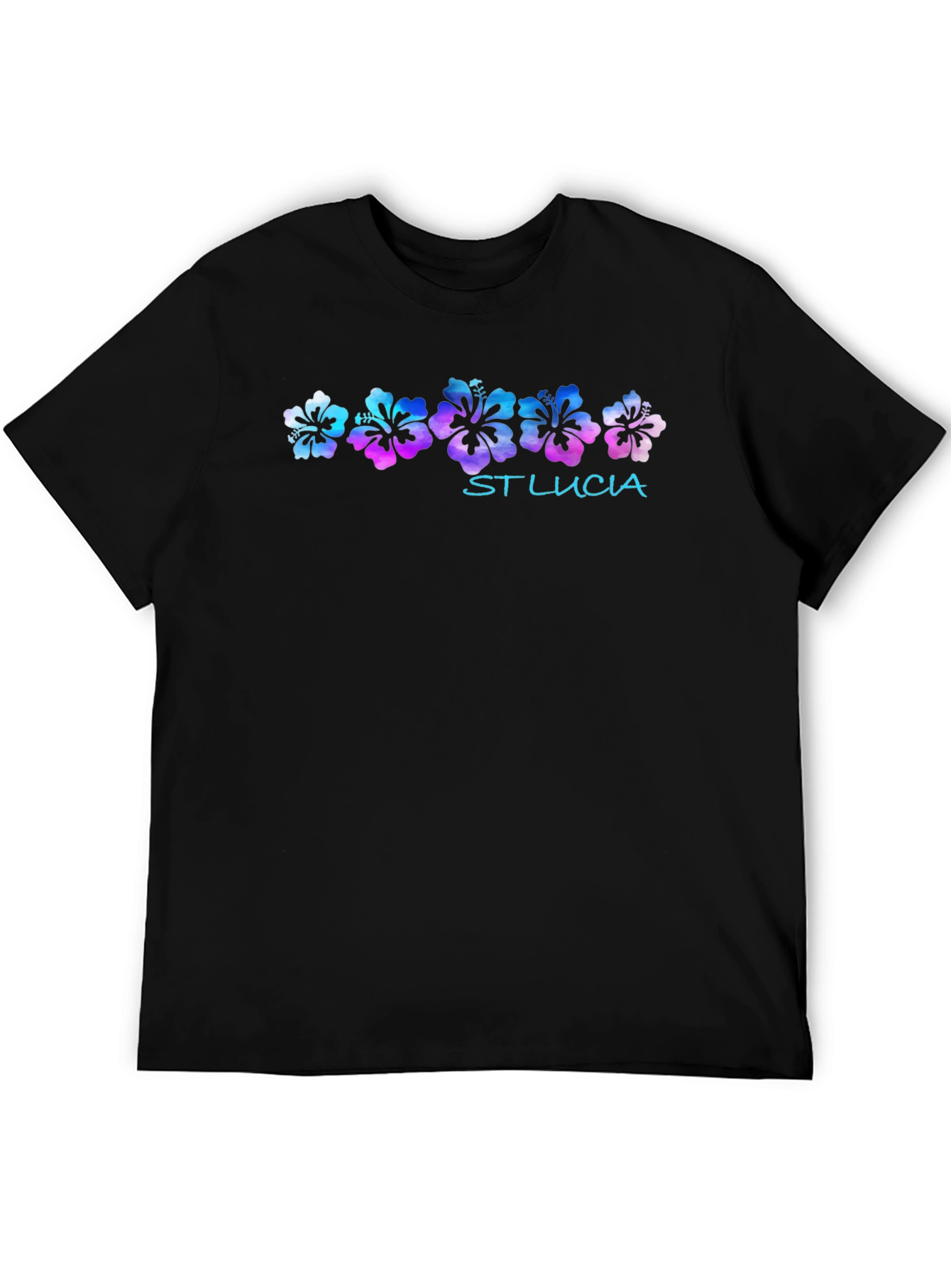 St. Lucia Floral Graphic T-Shirt