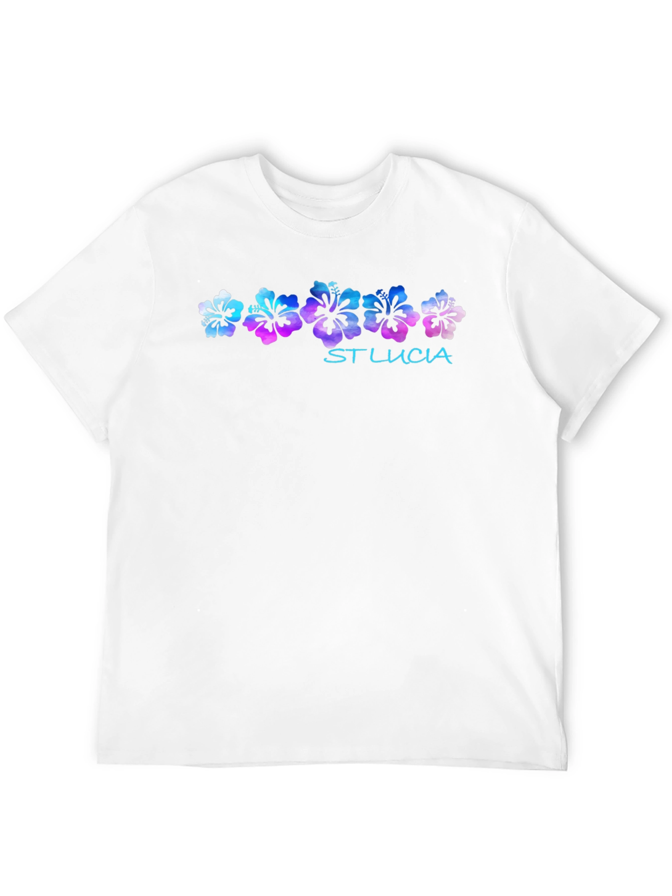 St. Lucia Floral Graphic T-Shirt