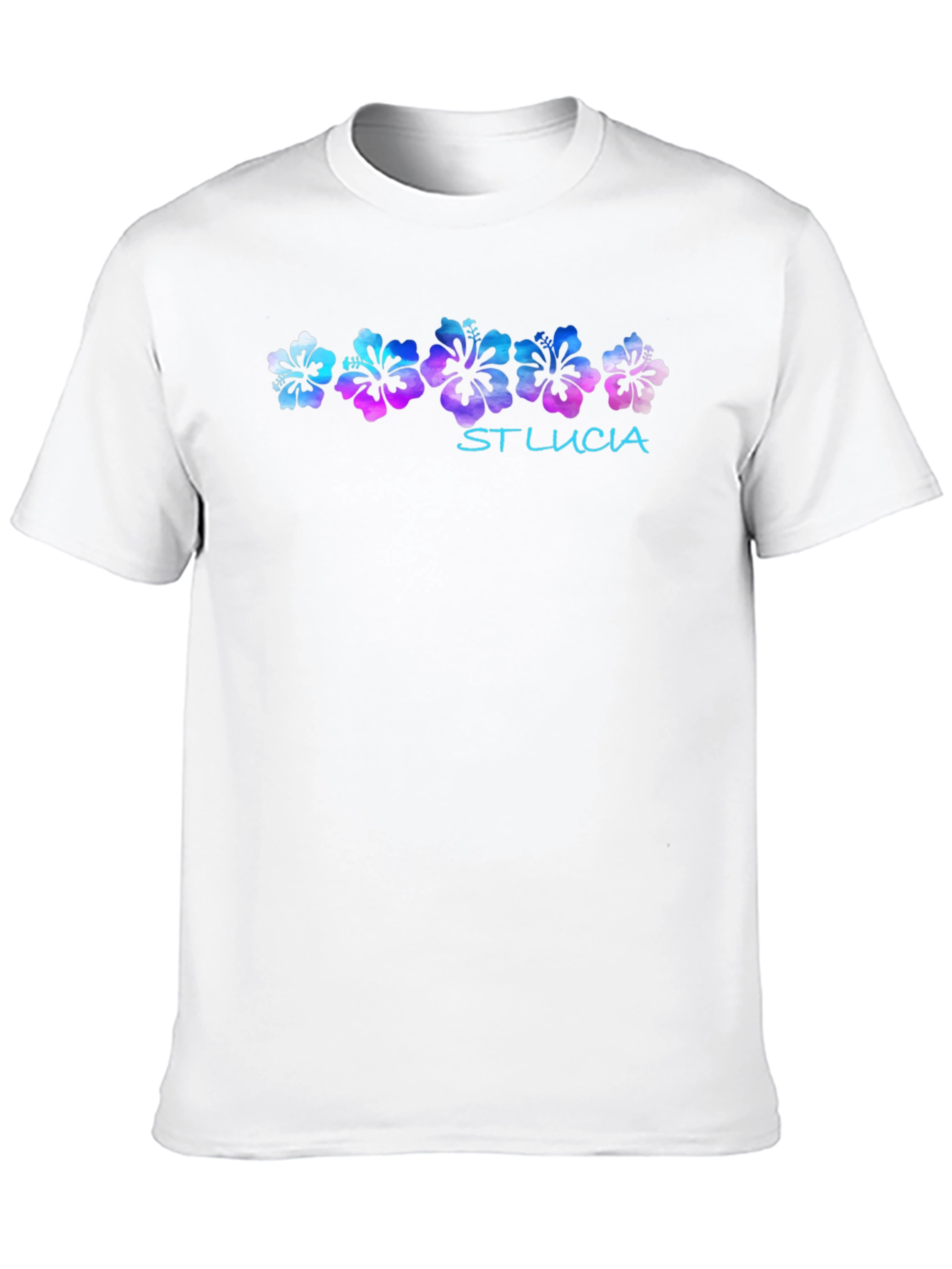 St. Lucia Floral Graphic T-Shirt