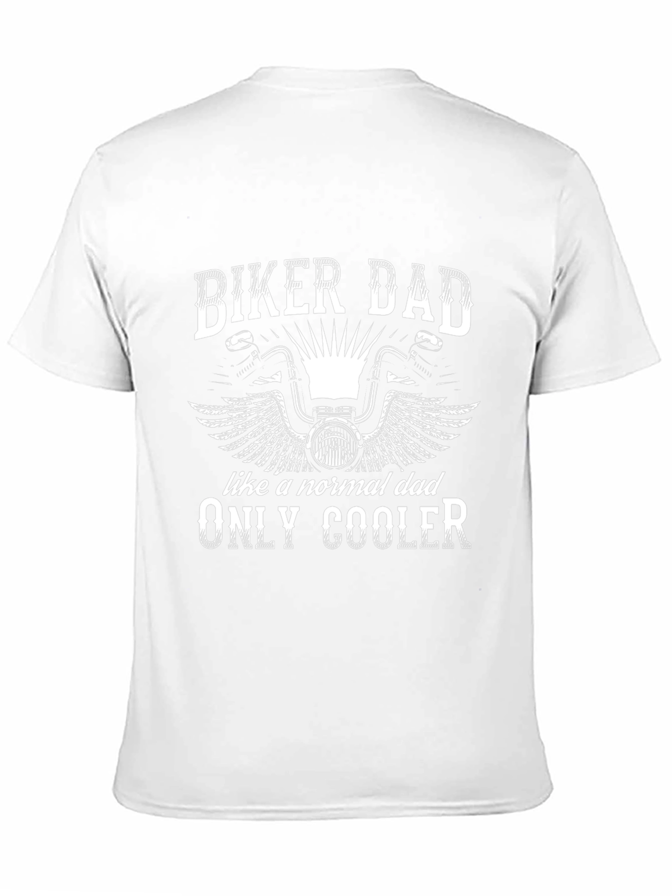 Biker Dad Graphic T-Shirt - Cool Fathers Day Gift