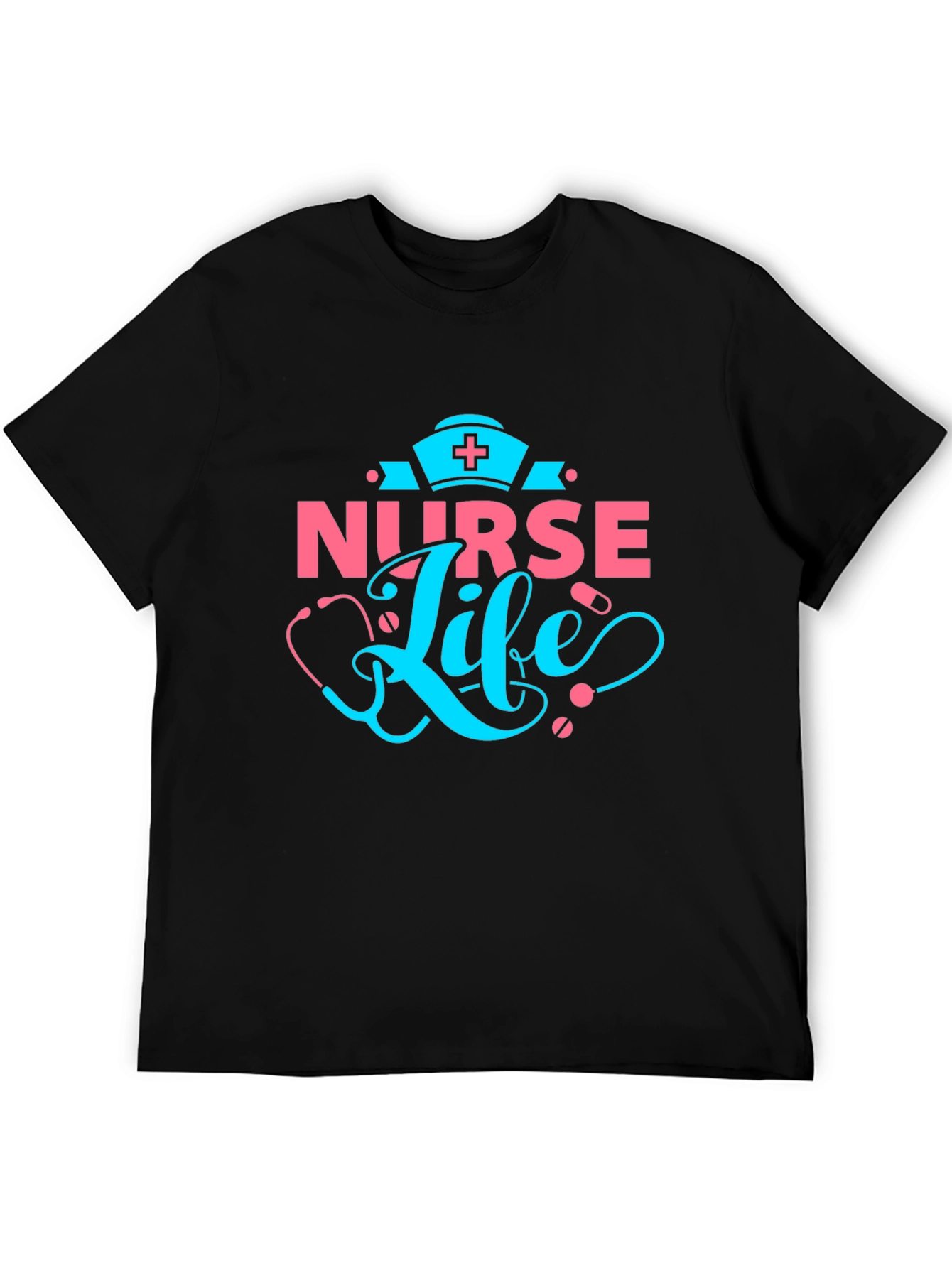 Nurse Life Graphic T-Shirt - Medical Professional Apparel