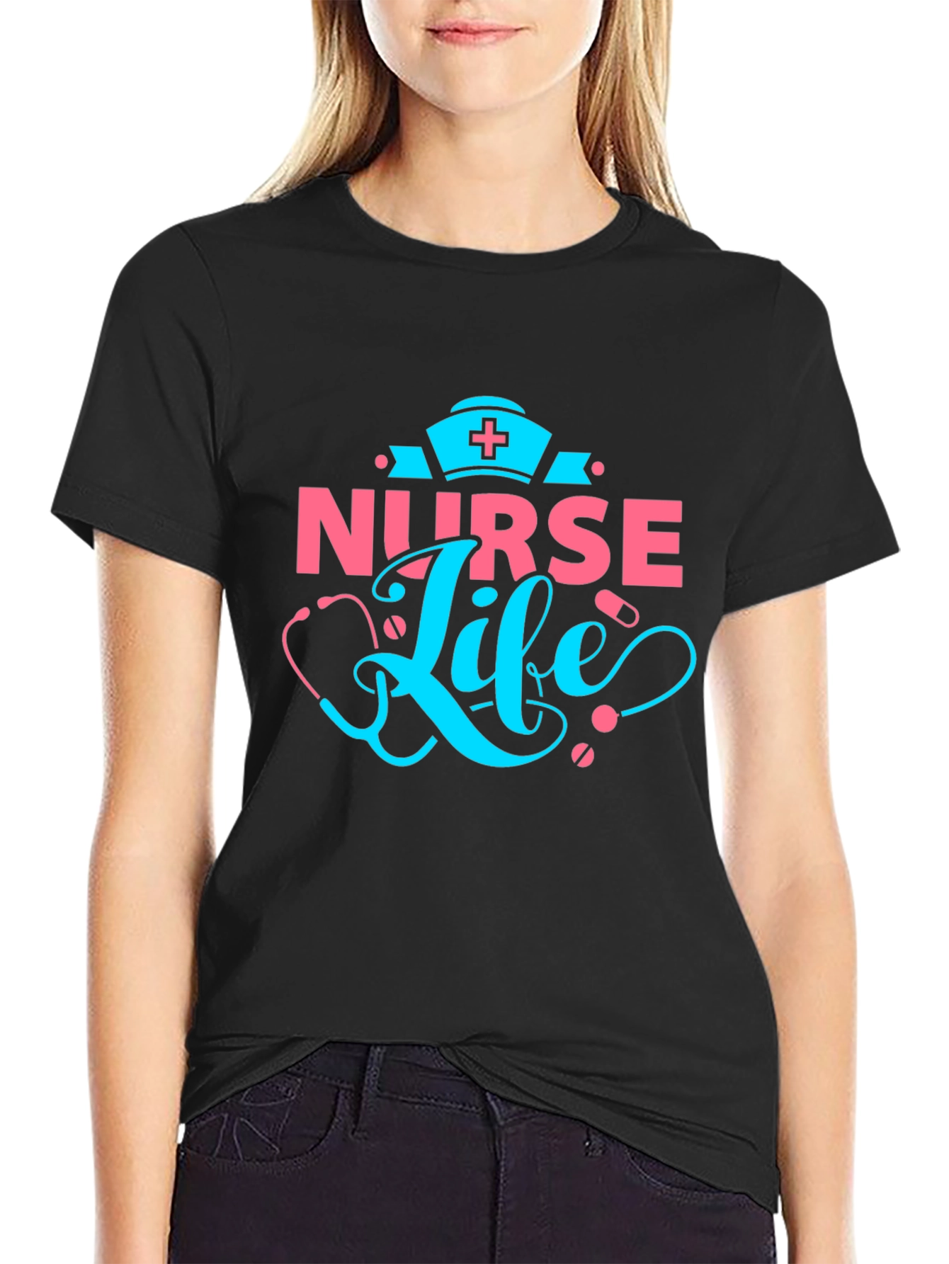 Nurse Life Graphic T-Shirt - Medical Professional Apparel