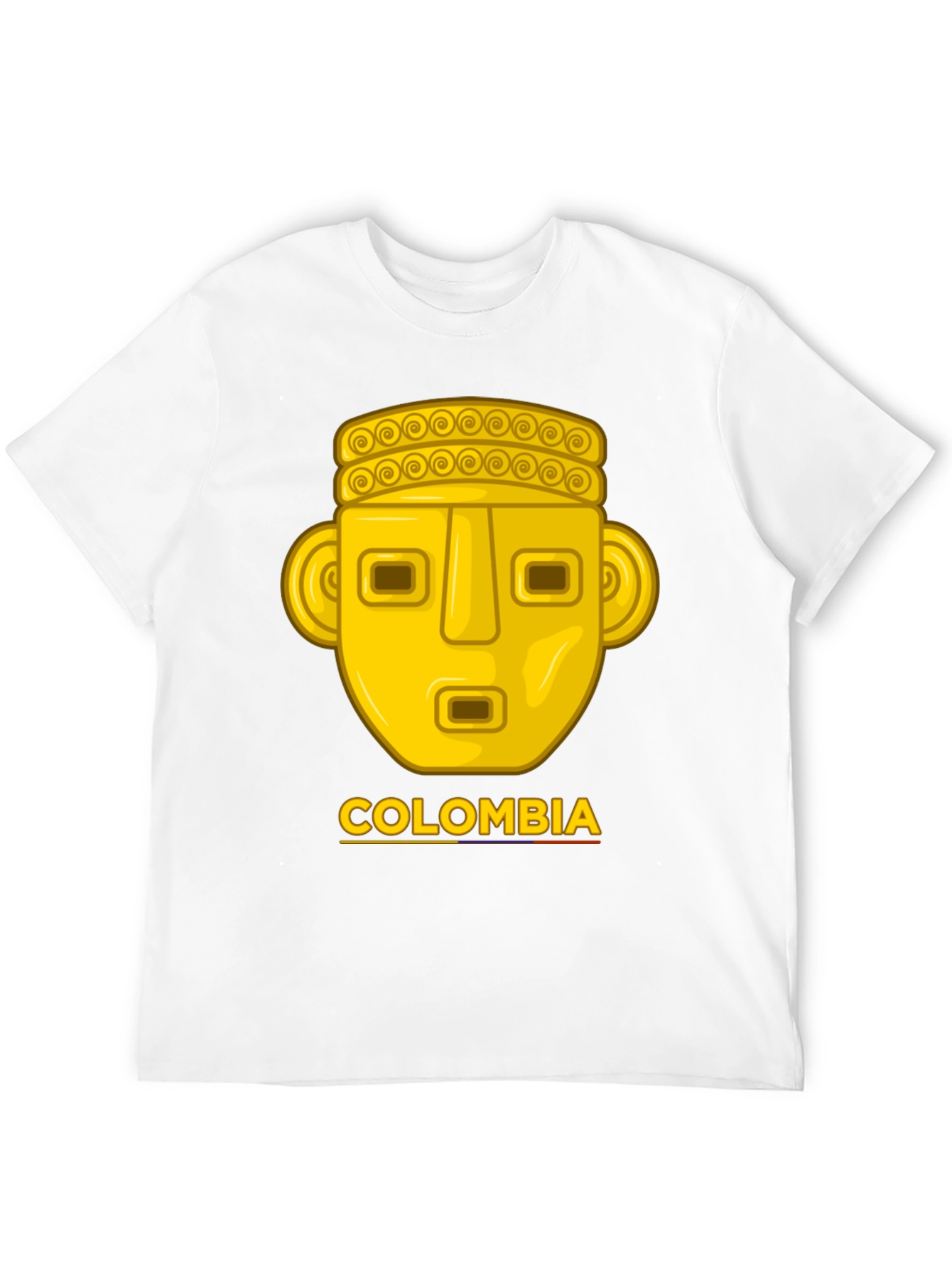 Colombia Gold Mask T-Shirt - Mens Black Tee