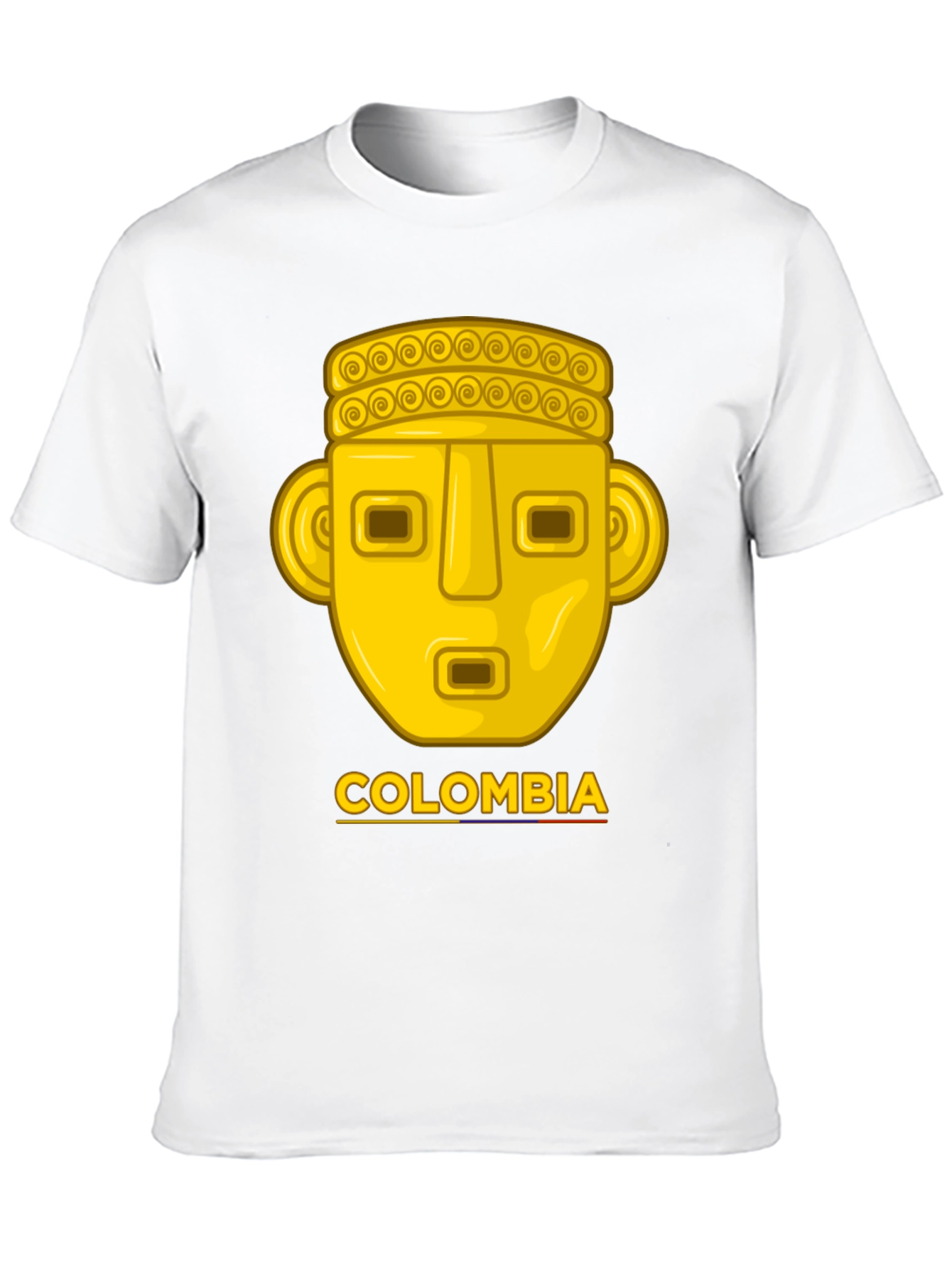 Colombia Gold Mask T-Shirt - Mens Black Tee