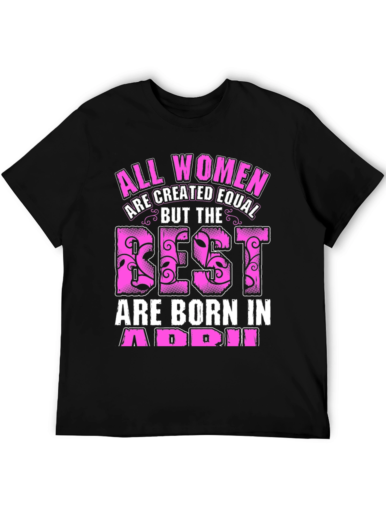 Womens April Birthday T-Shirt