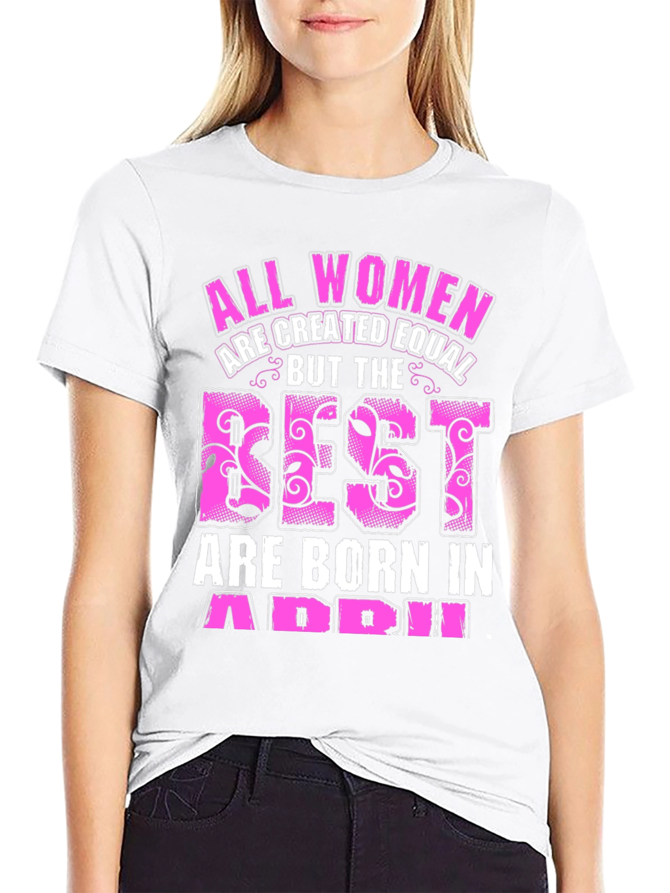 Womens April Birthday T-Shirt