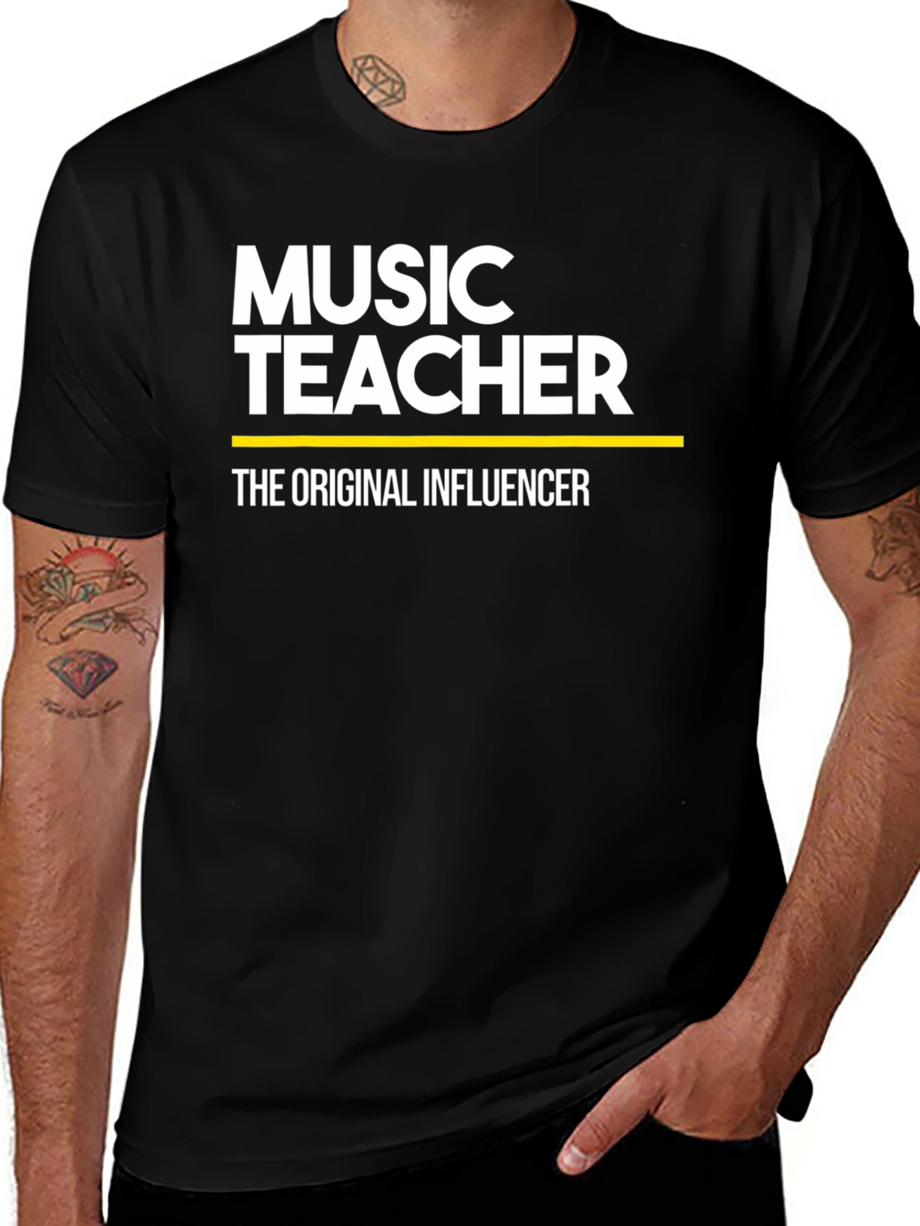 Music Teacher Influencer Graphic Tee