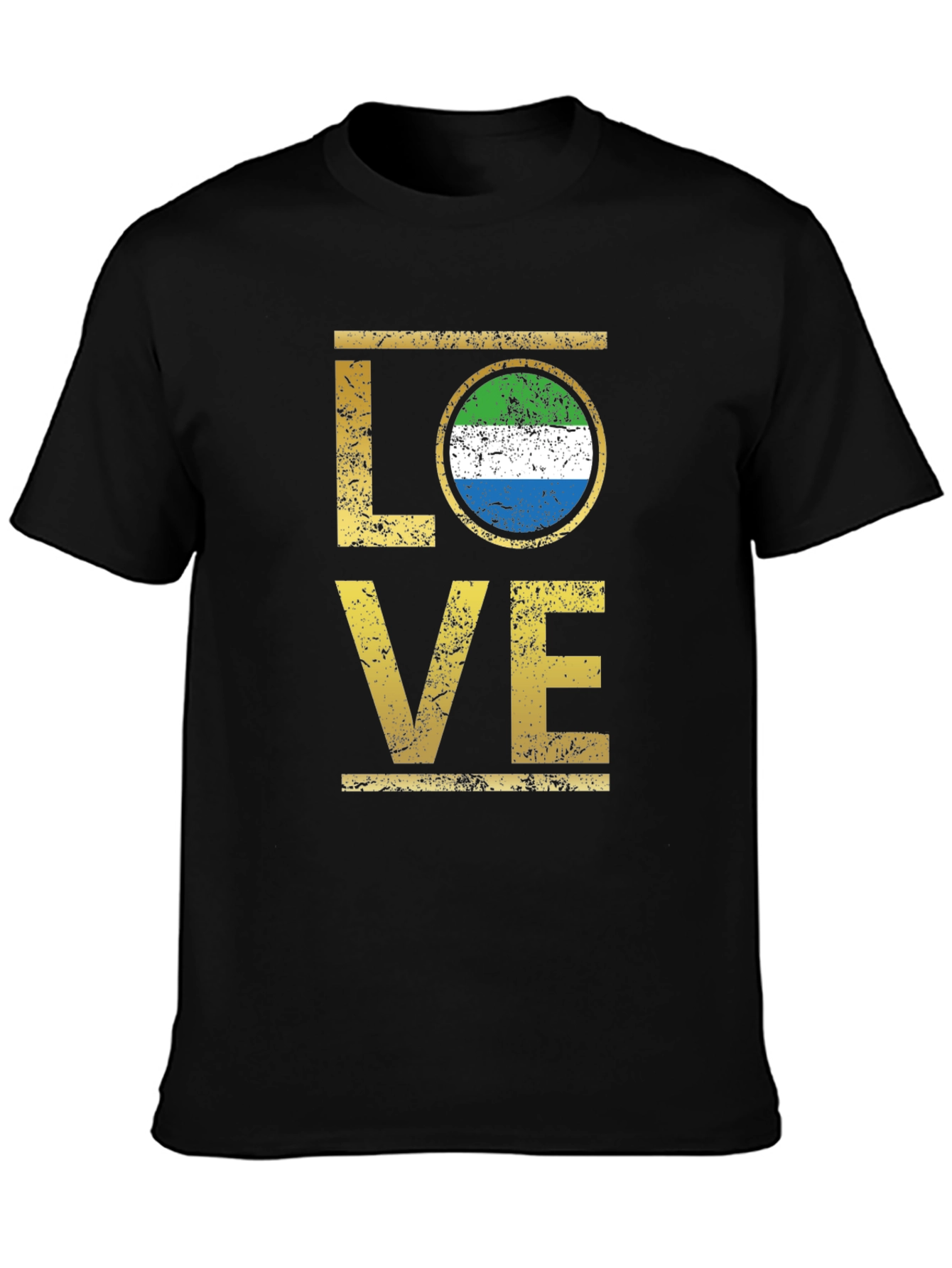 Sierra Leone Flag LOVE T-Shirt