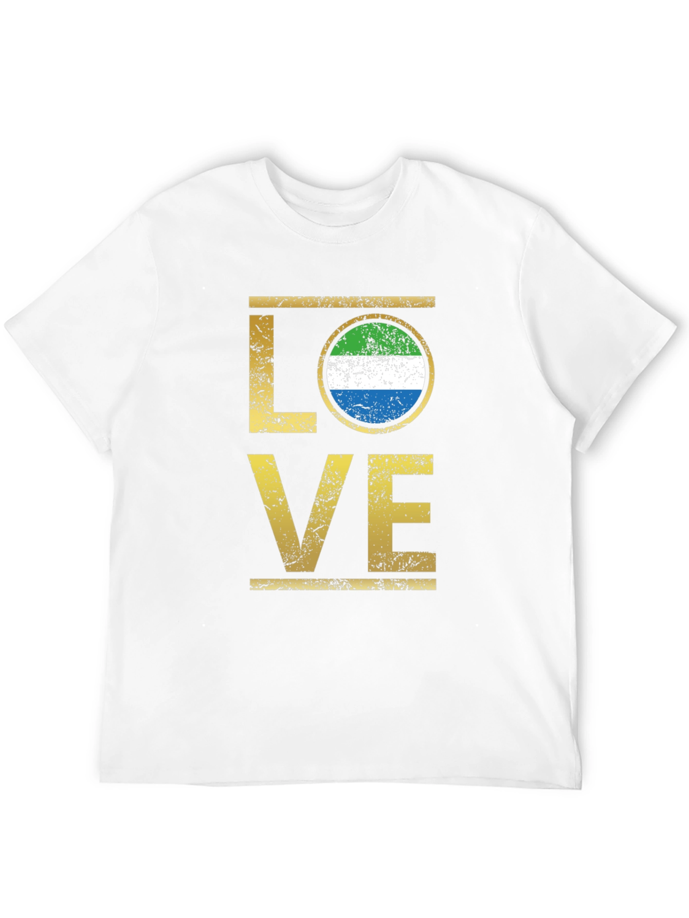 Sierra Leone Flag LOVE T-Shirt