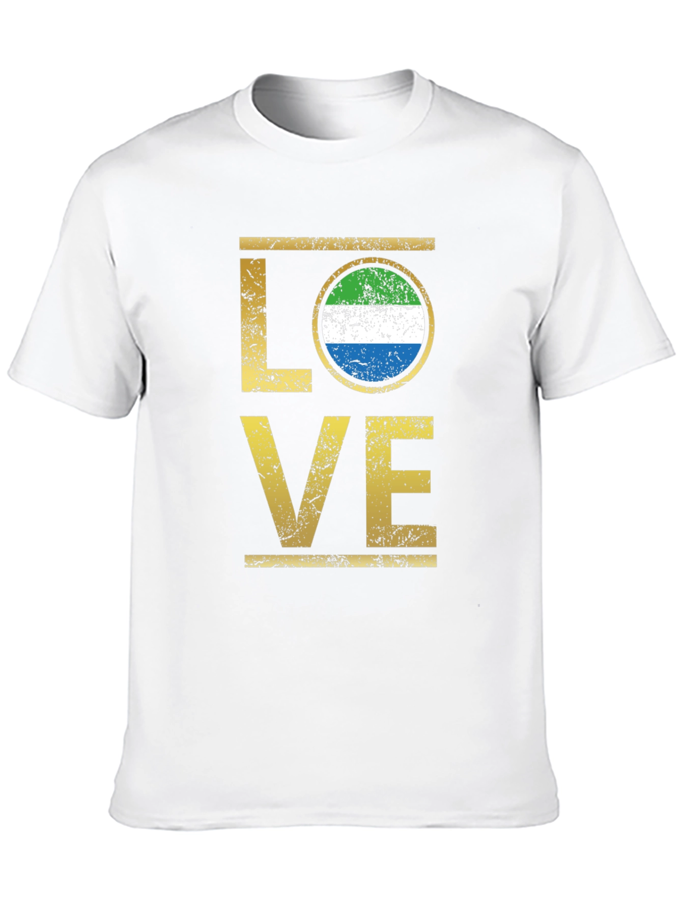 Sierra Leone Flag LOVE T-Shirt