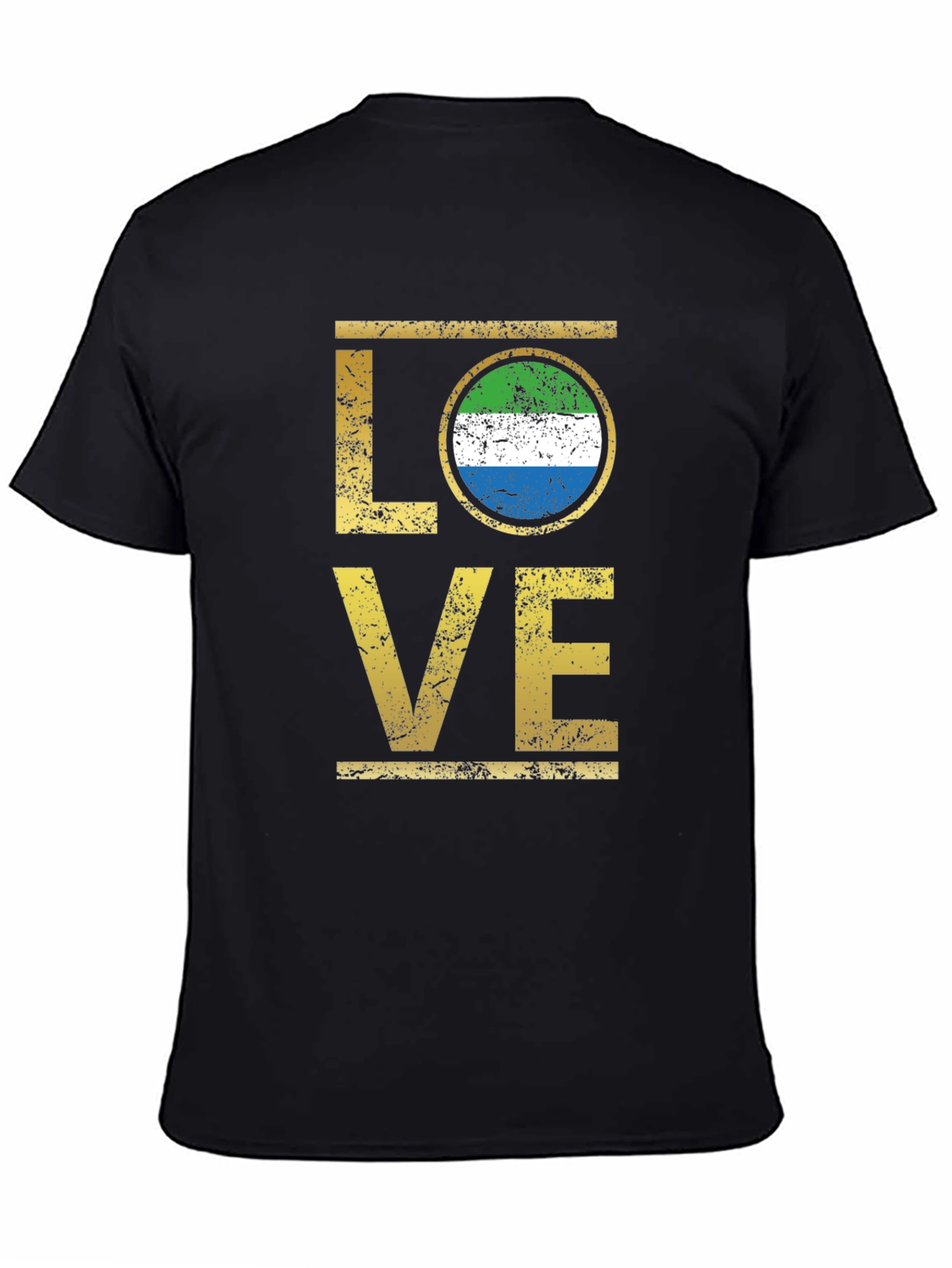 Sierra Leone Flag LOVE T-Shirt