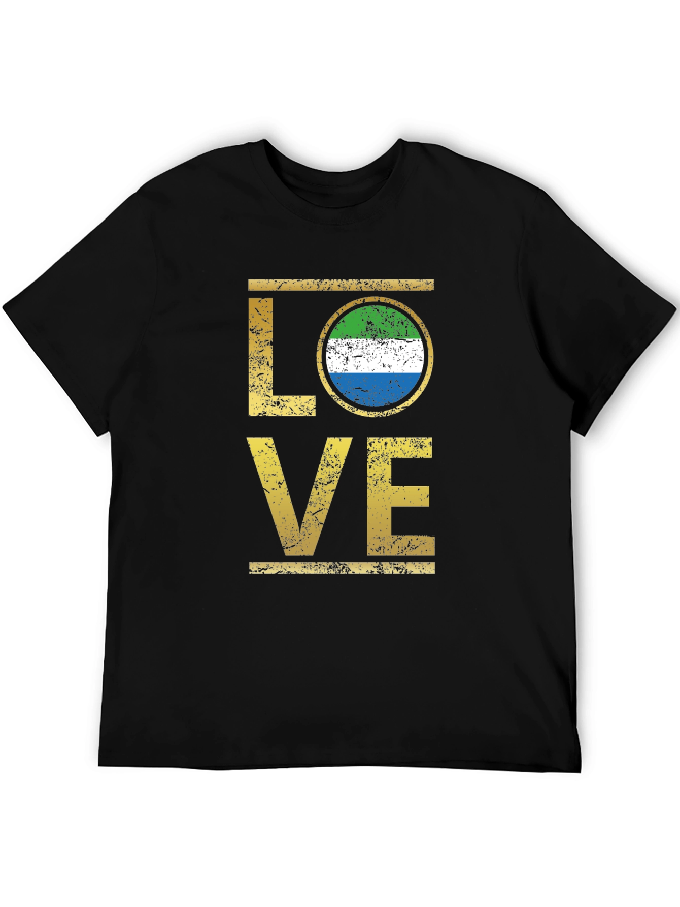 Sierra Leone Flag LOVE T-Shirt